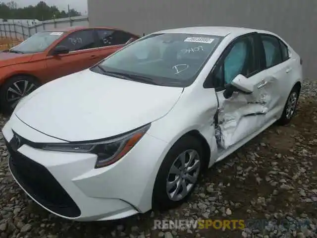 2 Photograph of a damaged car 5YFEPRAE5LP083533 TOYOTA COROLLA 2020