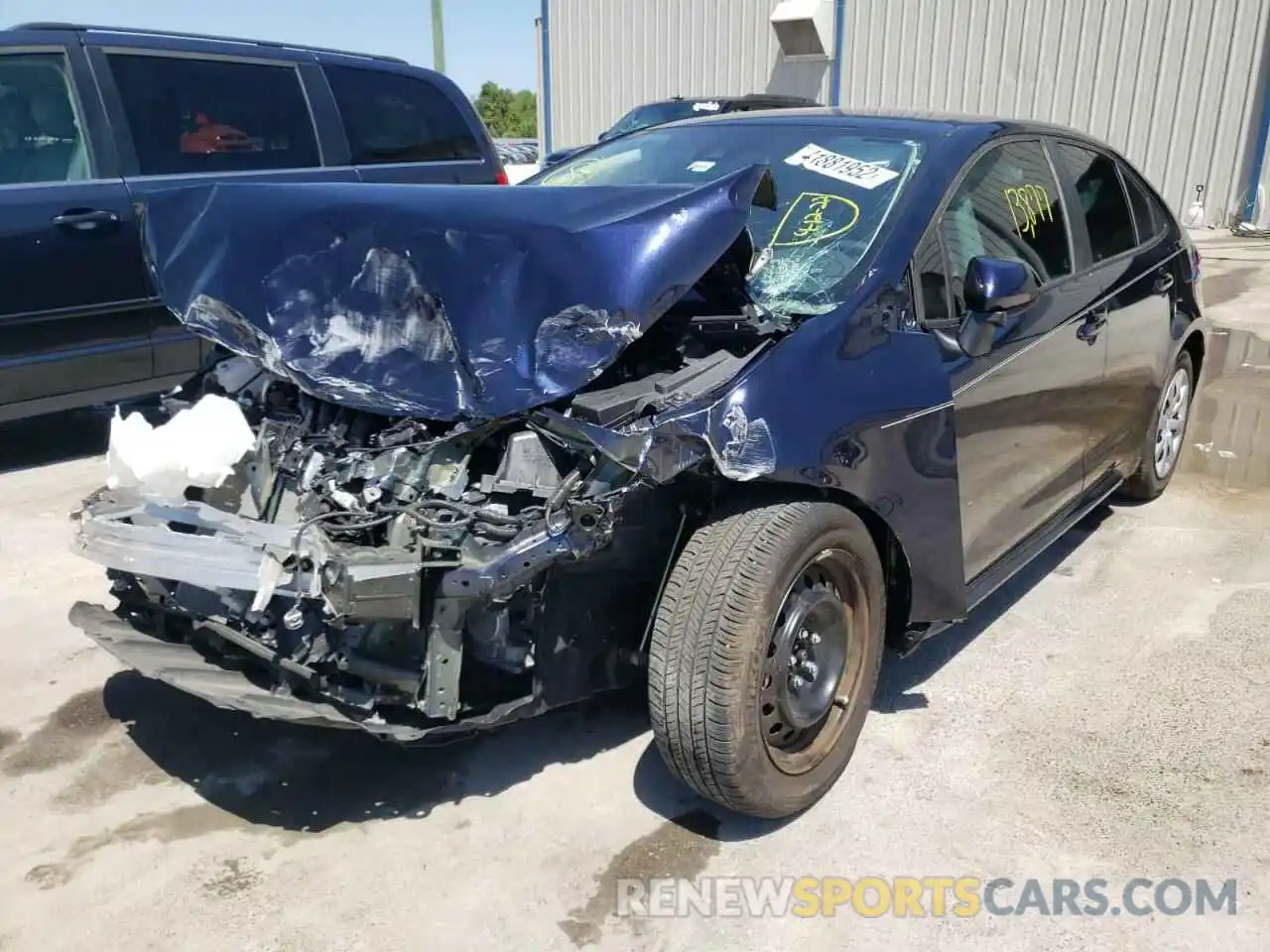 2 Photograph of a damaged car 5YFEPRAE5LP084472 TOYOTA COROLLA 2020