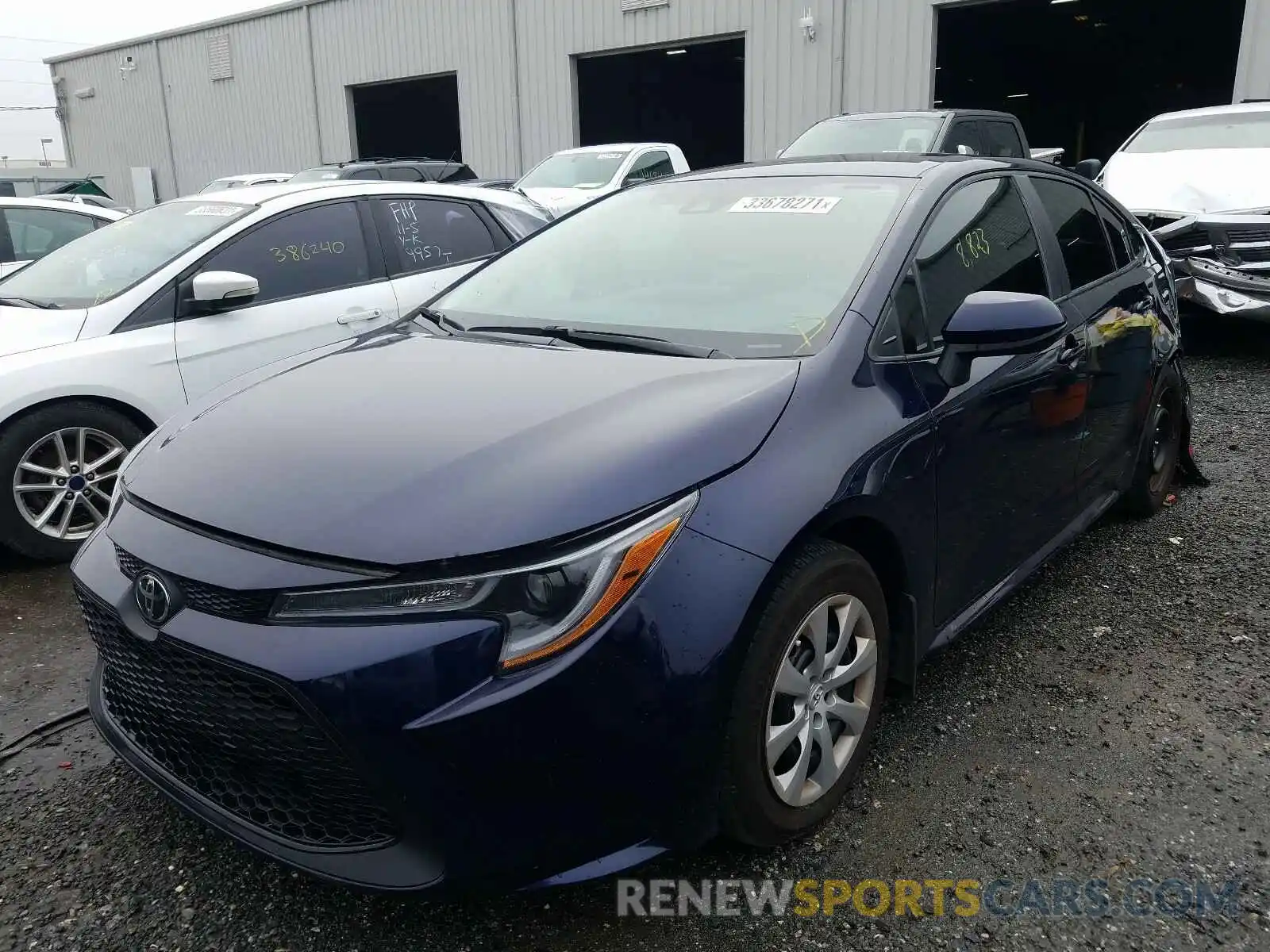 2 Photograph of a damaged car 5YFEPRAE5LP084486 TOYOTA COROLLA 2020