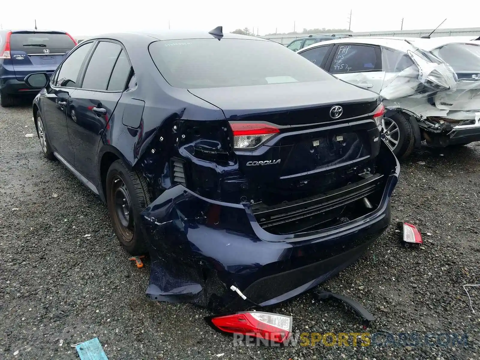 3 Photograph of a damaged car 5YFEPRAE5LP084486 TOYOTA COROLLA 2020