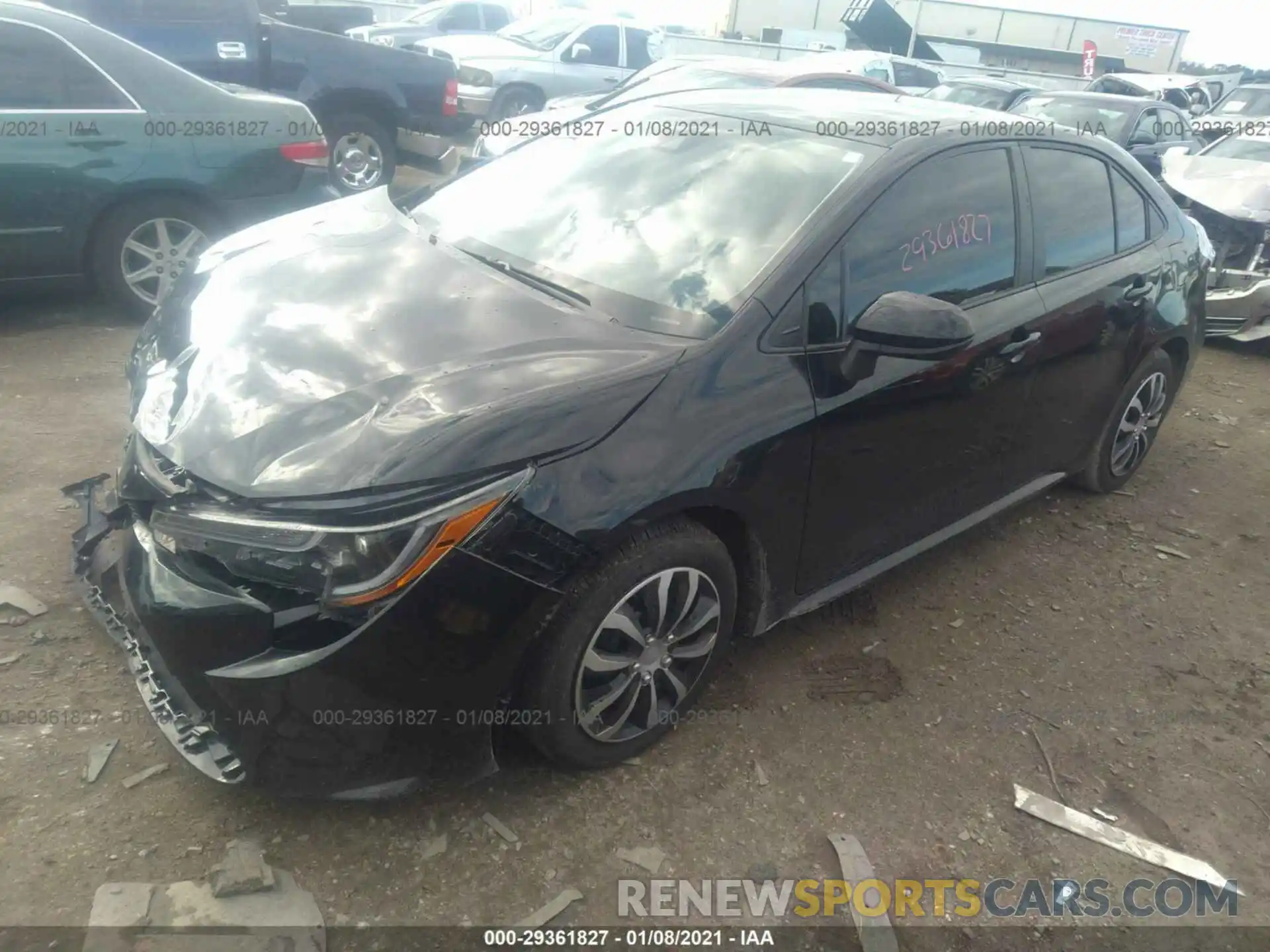 2 Photograph of a damaged car 5YFEPRAE5LP084603 TOYOTA COROLLA 2020