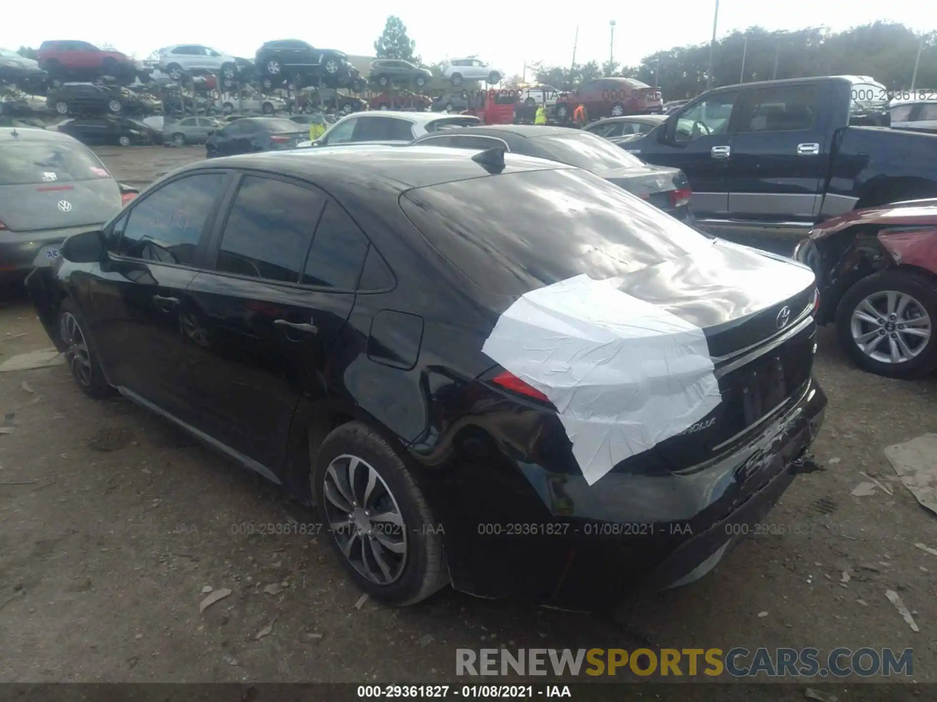 3 Photograph of a damaged car 5YFEPRAE5LP084603 TOYOTA COROLLA 2020