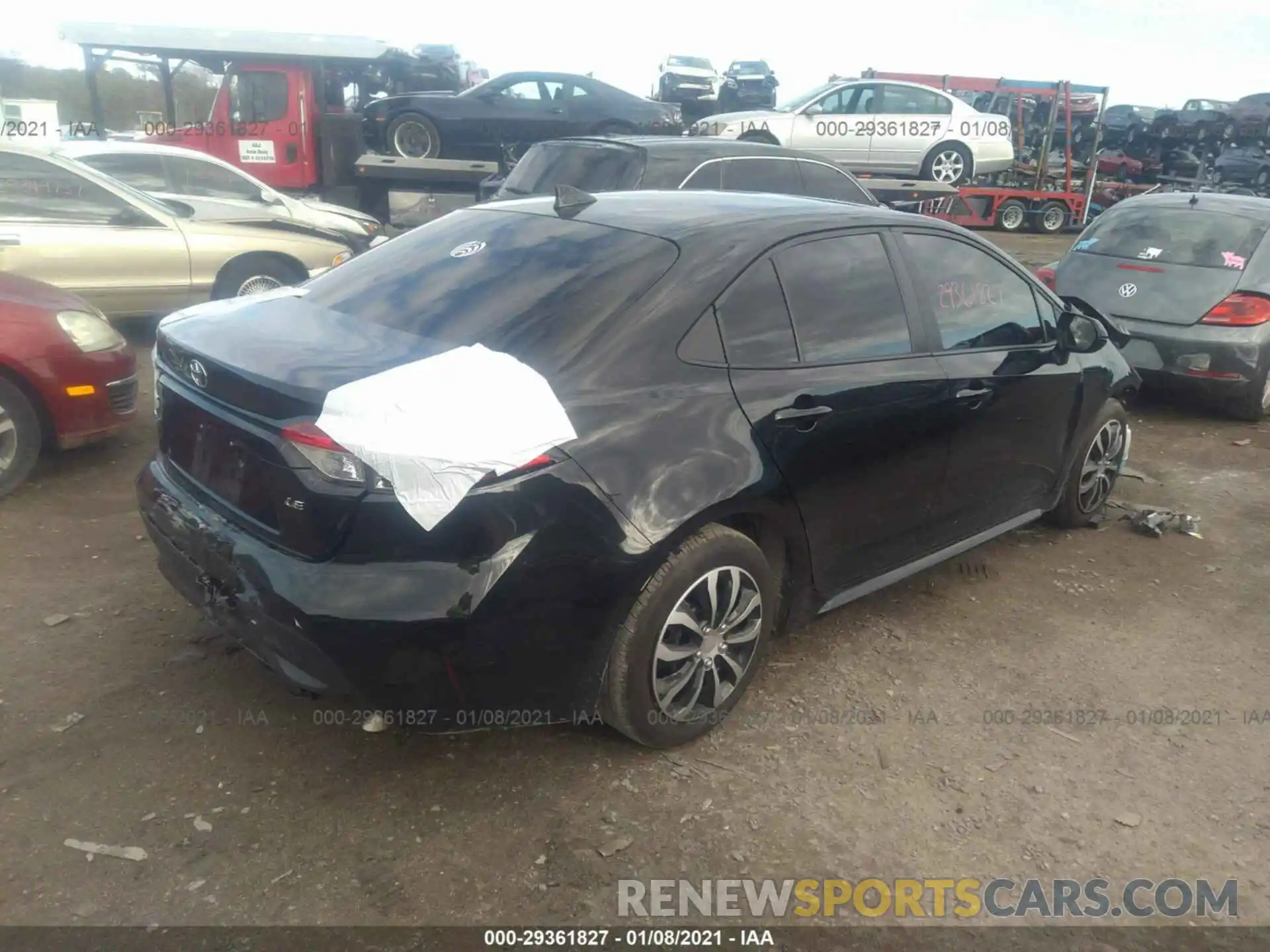 4 Photograph of a damaged car 5YFEPRAE5LP084603 TOYOTA COROLLA 2020