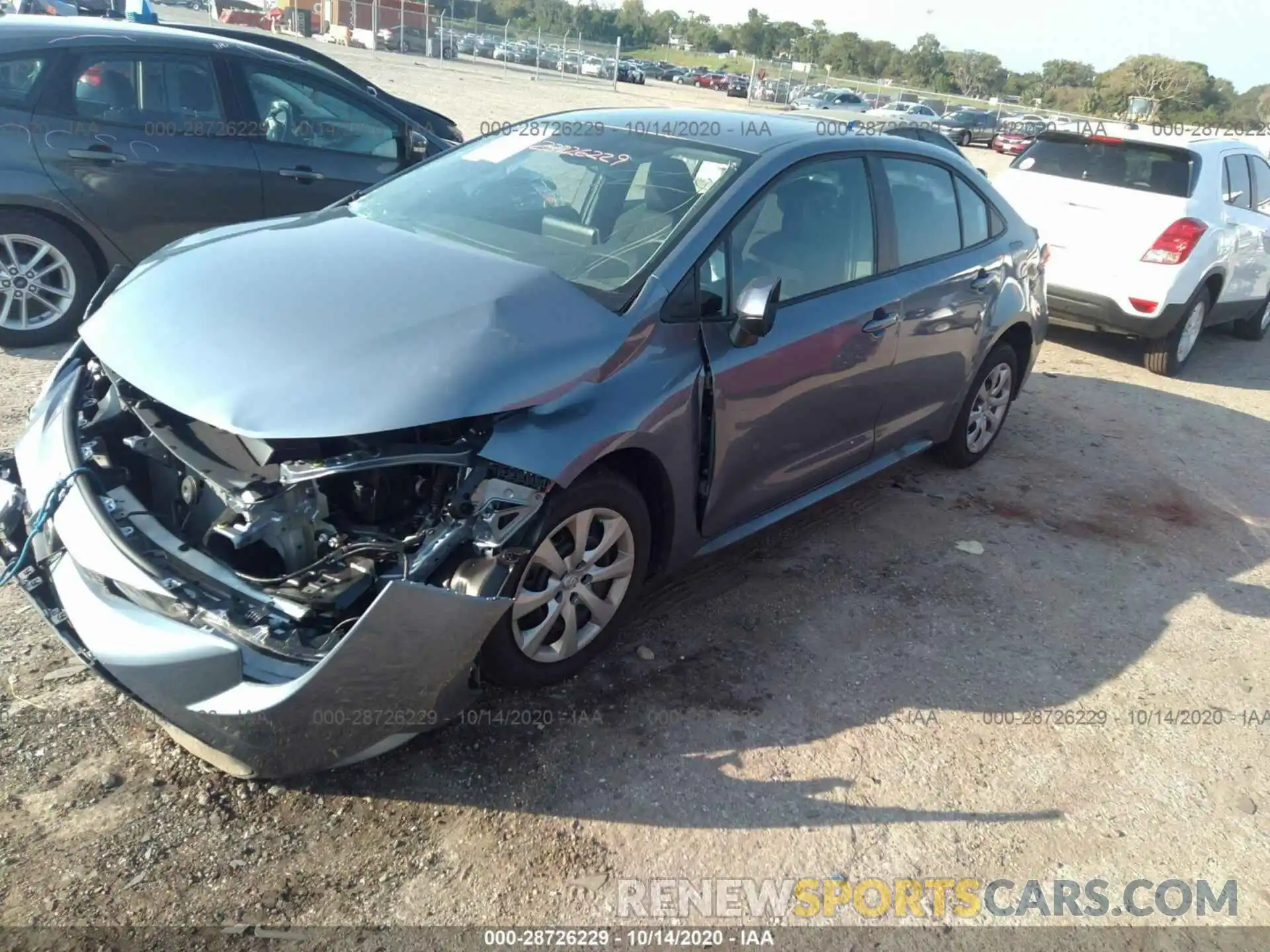 2 Photograph of a damaged car 5YFEPRAE5LP084908 TOYOTA COROLLA 2020