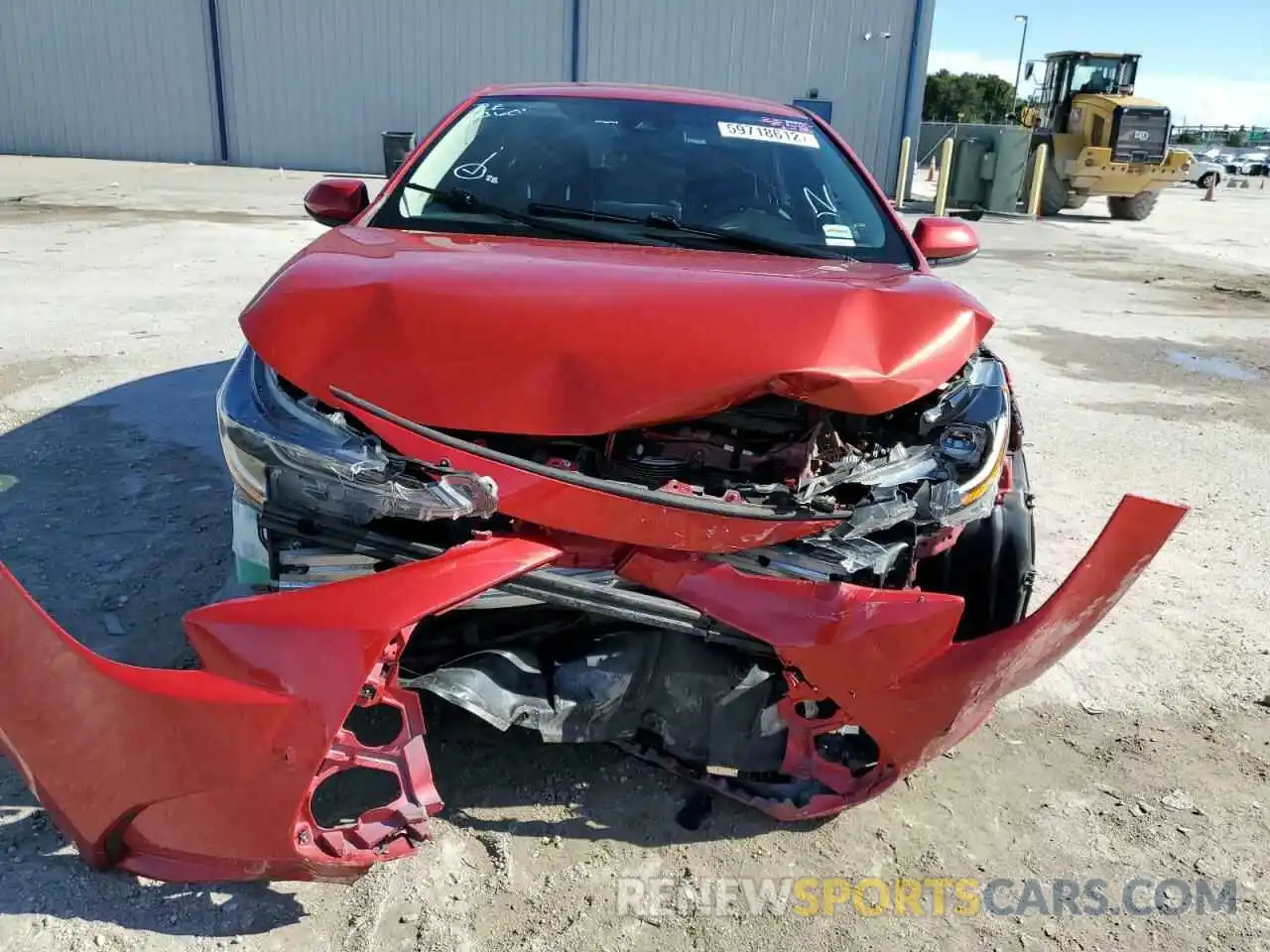 9 Photograph of a damaged car 5YFEPRAE5LP085167 TOYOTA COROLLA 2020