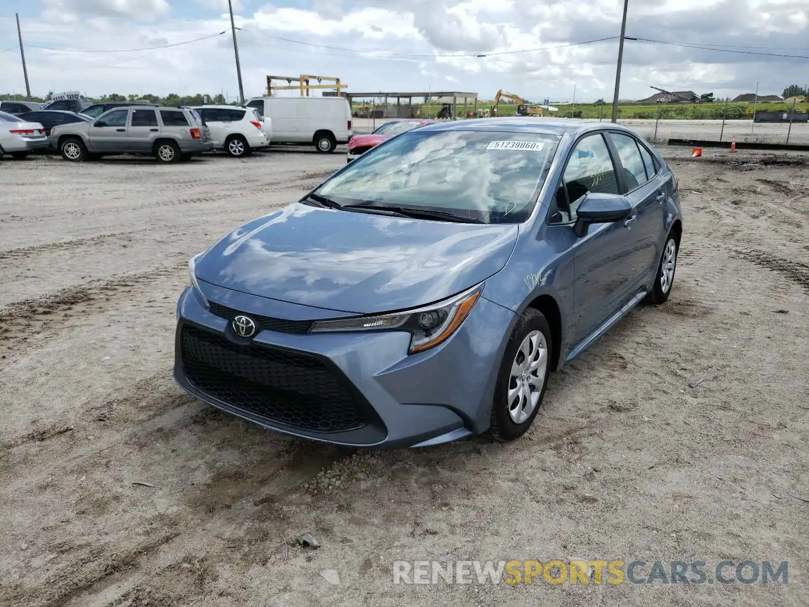 2 Photograph of a damaged car 5YFEPRAE5LP085265 TOYOTA COROLLA 2020