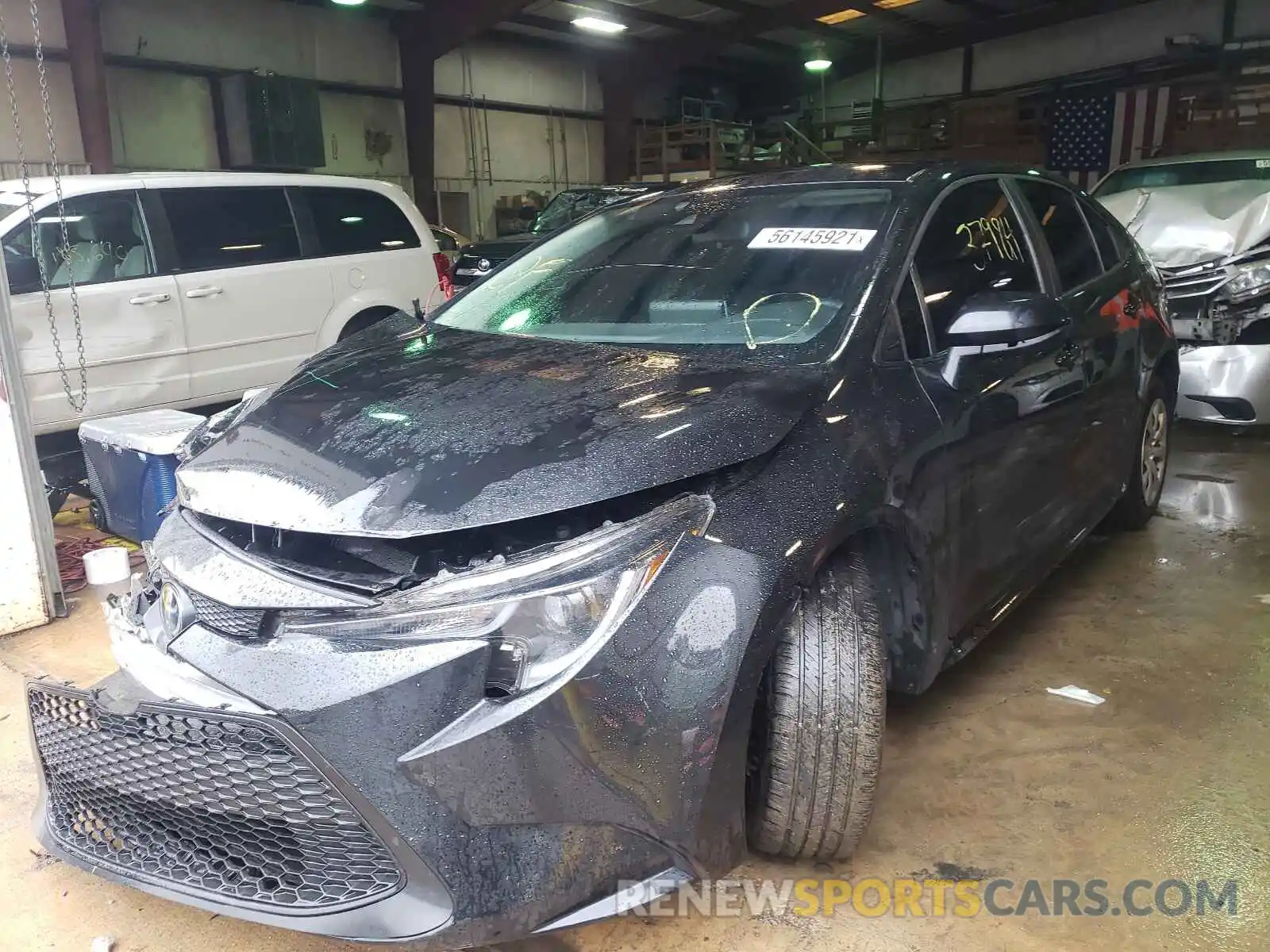 2 Photograph of a damaged car 5YFEPRAE5LP086027 TOYOTA COROLLA 2020