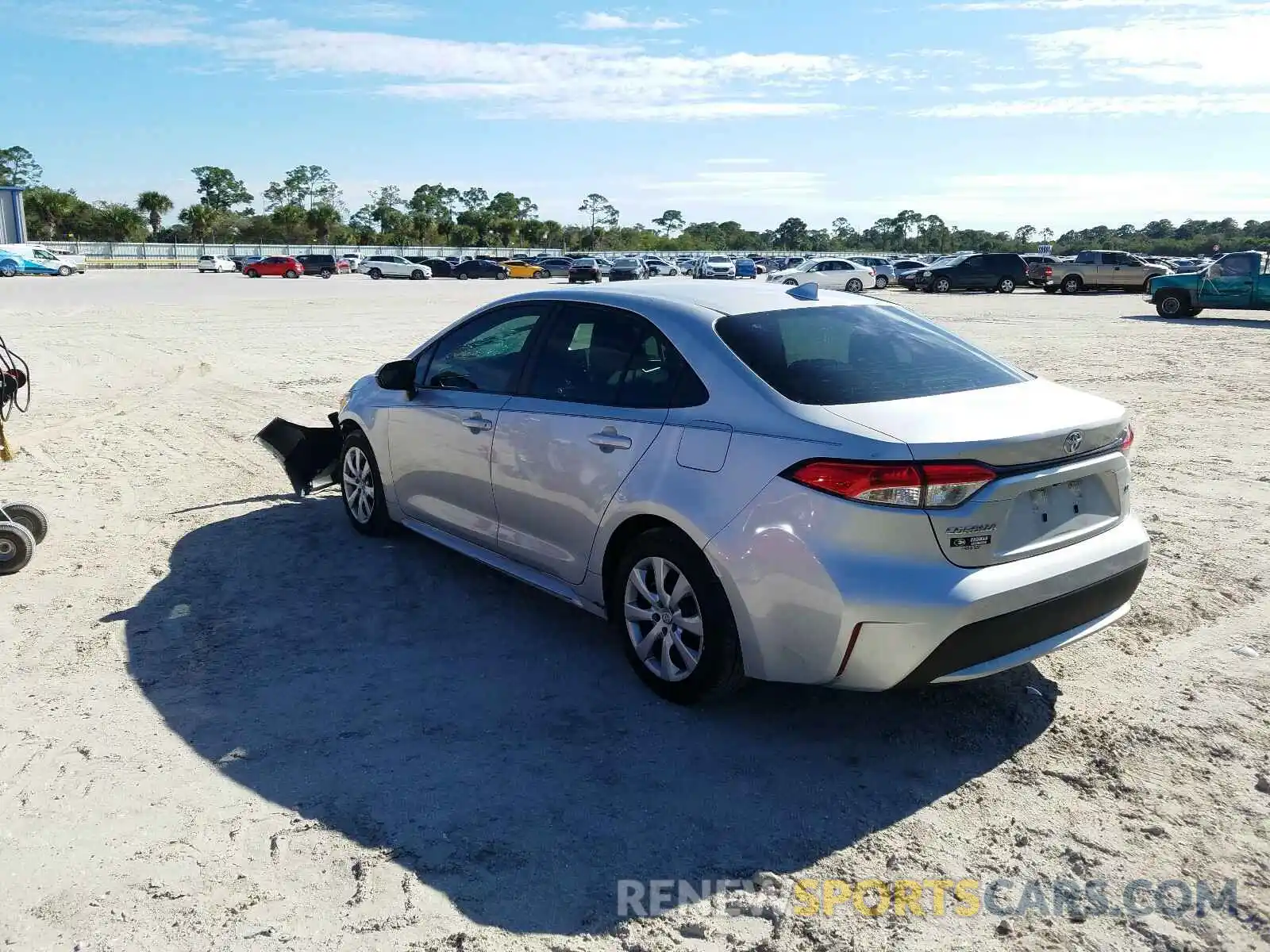 3 Photograph of a damaged car 5YFEPRAE5LP086416 TOYOTA COROLLA 2020