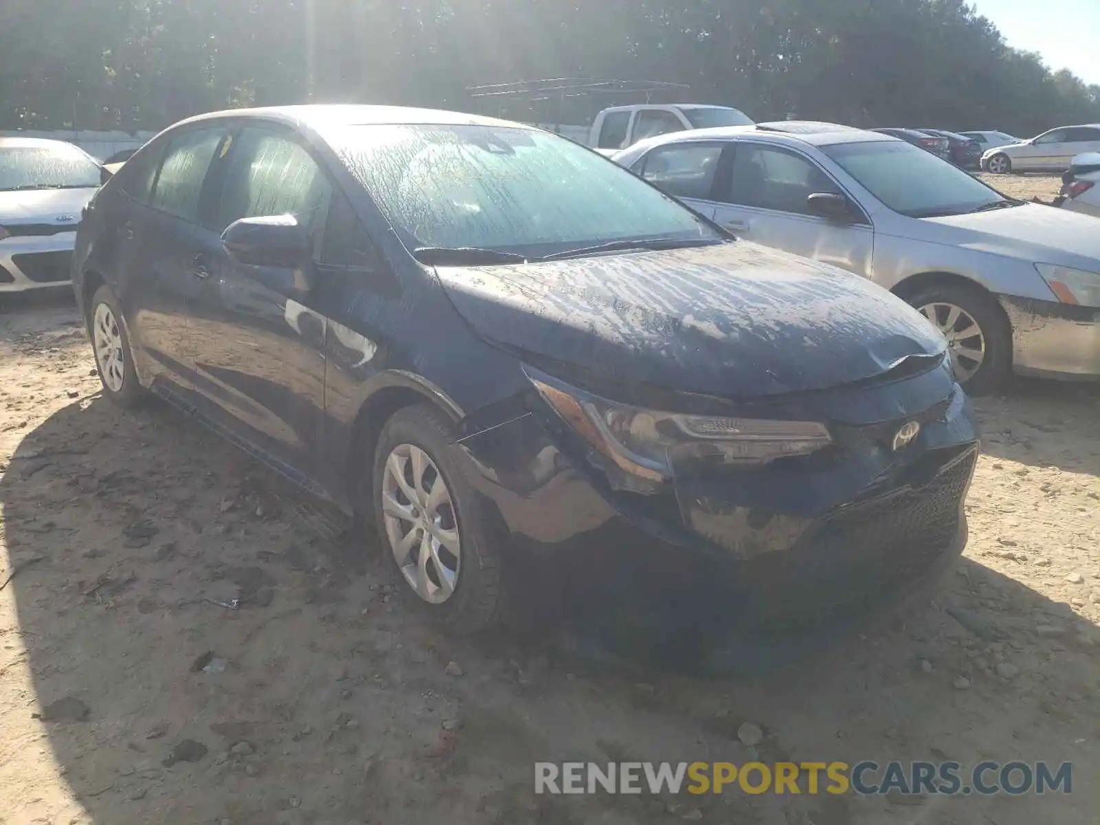 1 Photograph of a damaged car 5YFEPRAE5LP086545 TOYOTA COROLLA 2020