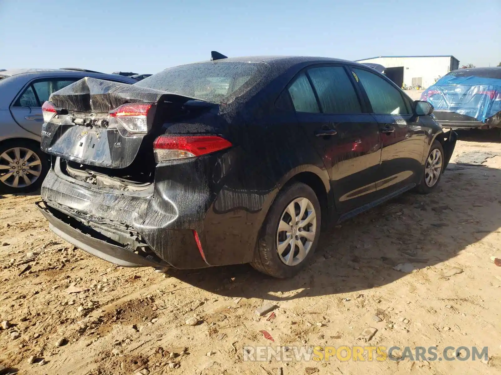 4 Photograph of a damaged car 5YFEPRAE5LP086545 TOYOTA COROLLA 2020