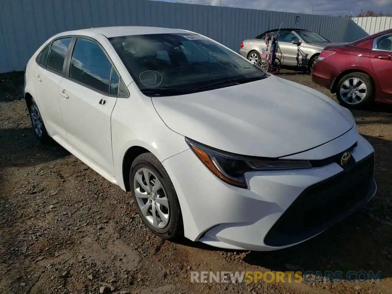 1 Photograph of a damaged car 5YFEPRAE5LP086786 TOYOTA COROLLA 2020