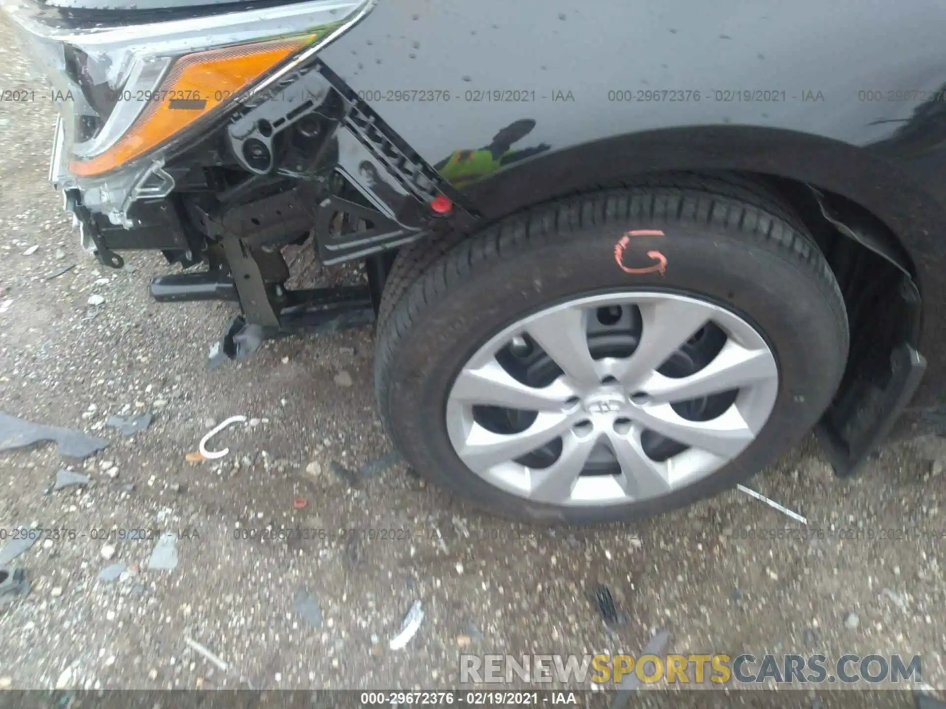 12 Photograph of a damaged car 5YFEPRAE5LP087193 TOYOTA COROLLA 2020