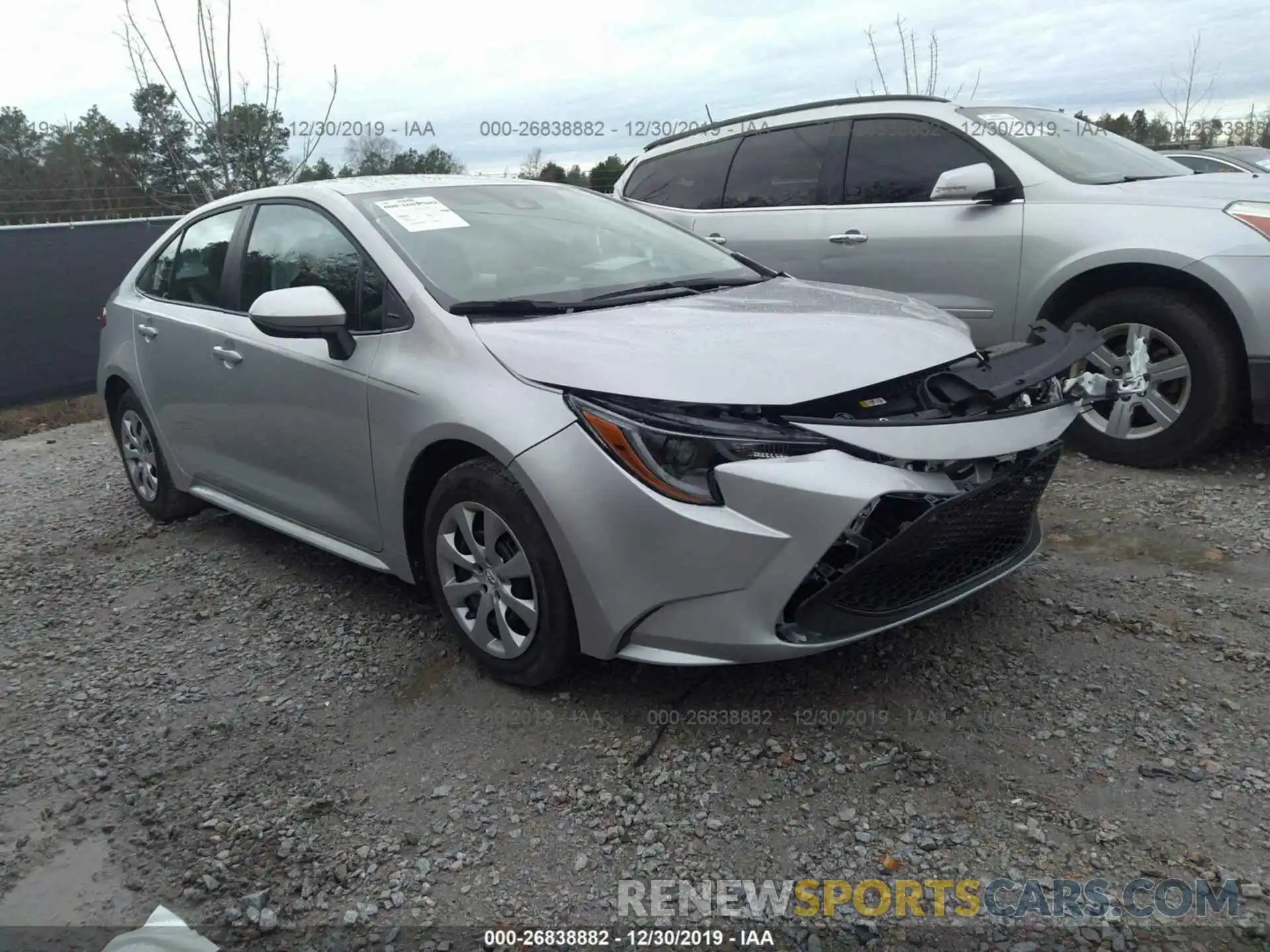 1 Photograph of a damaged car 5YFEPRAE5LP087811 TOYOTA COROLLA 2020