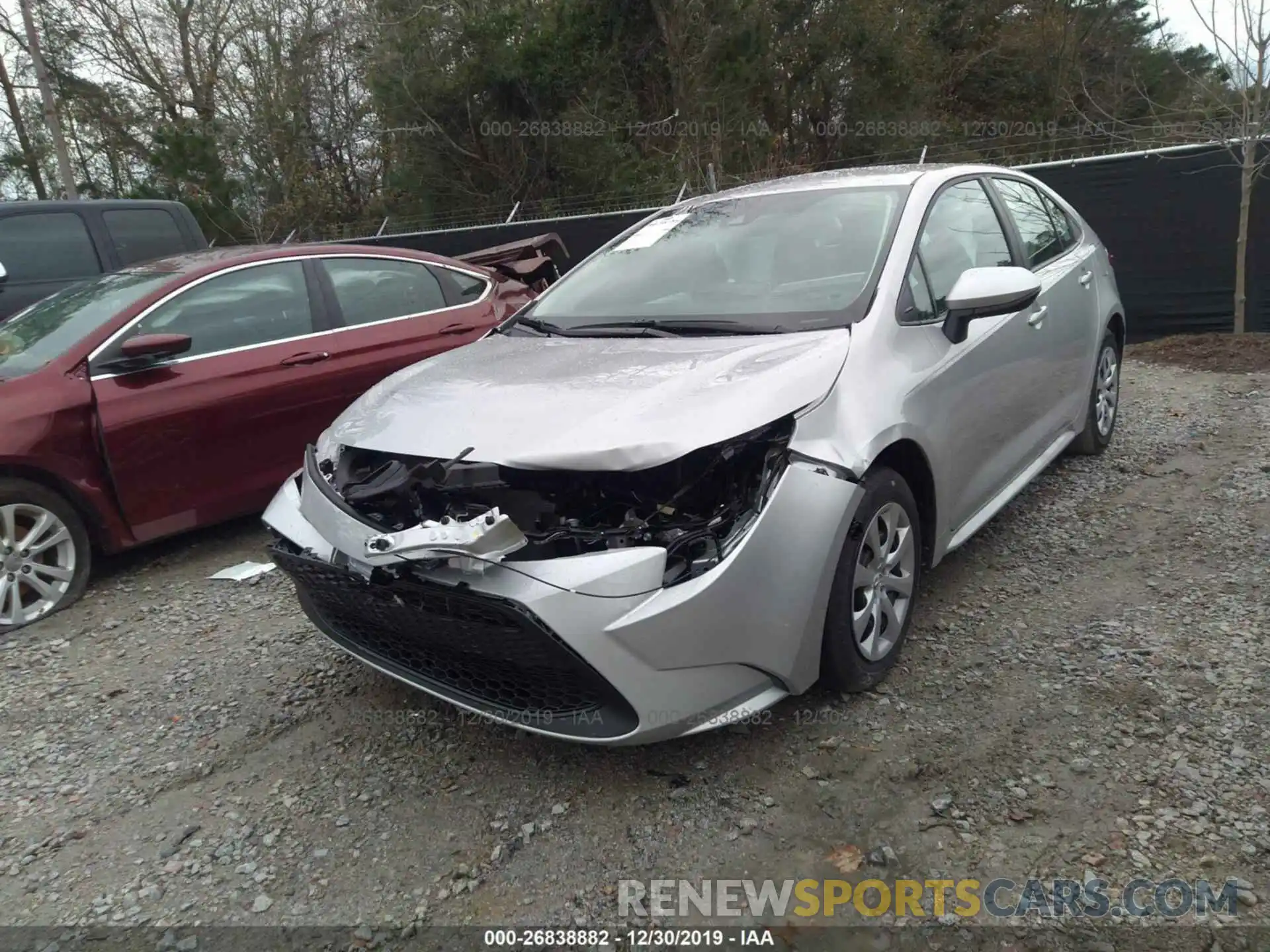 2 Photograph of a damaged car 5YFEPRAE5LP087811 TOYOTA COROLLA 2020