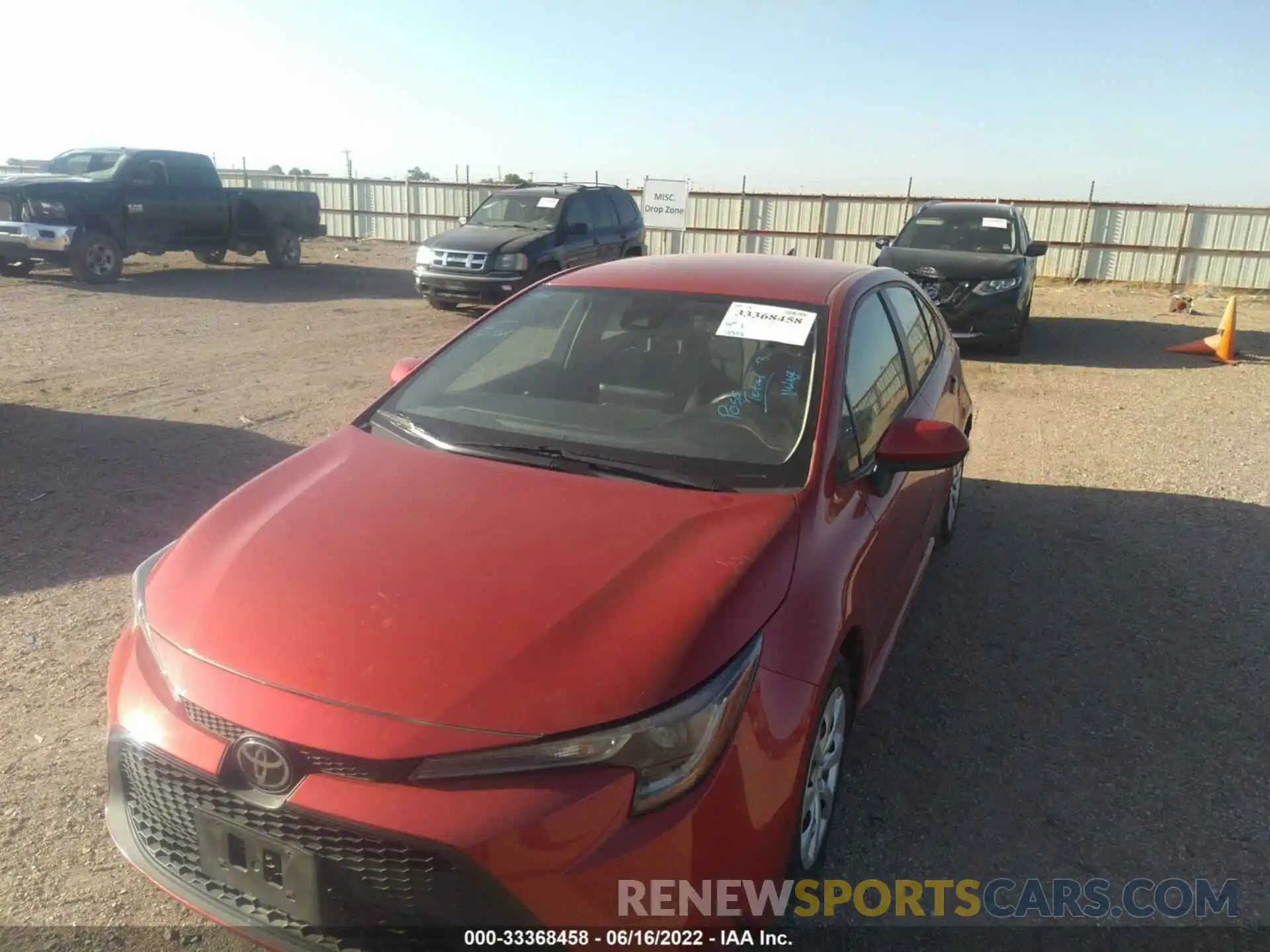 6 Photograph of a damaged car 5YFEPRAE5LP088795 TOYOTA COROLLA 2020