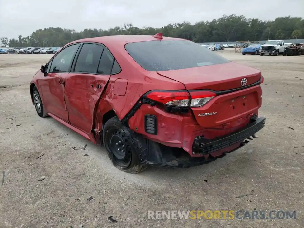 3 Photograph of a damaged car 5YFEPRAE5LP088988 TOYOTA COROLLA 2020