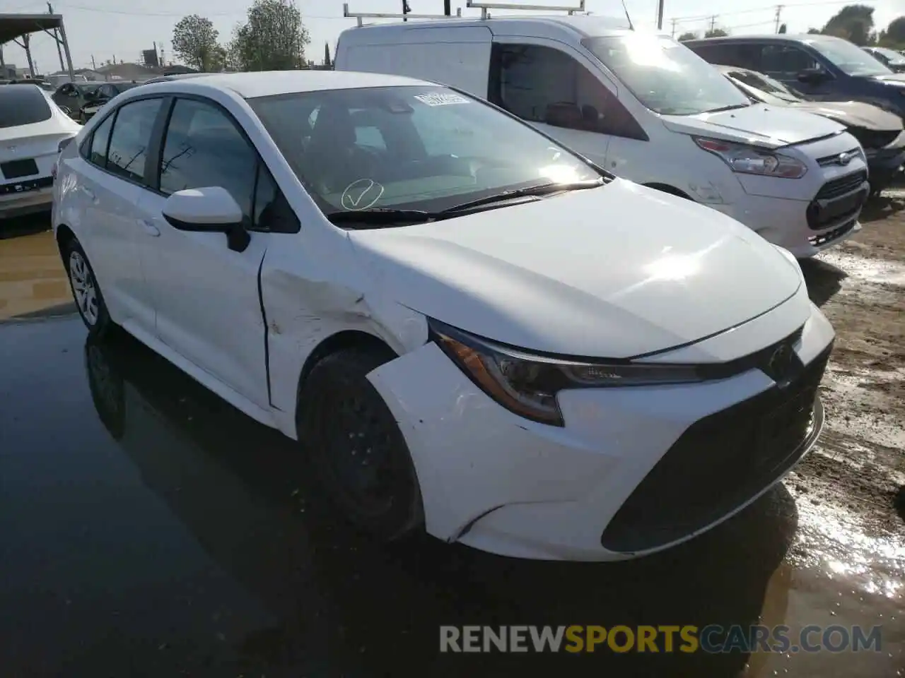 1 Photograph of a damaged car 5YFEPRAE5LP089512 TOYOTA COROLLA 2020