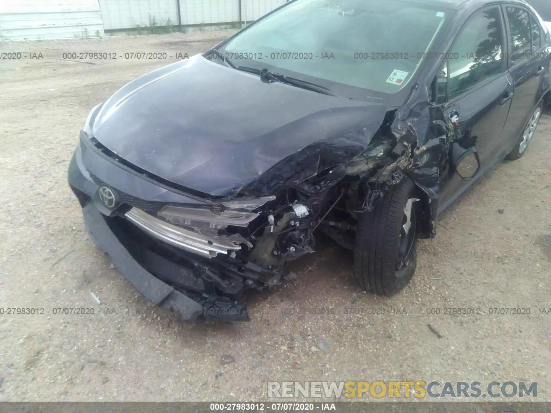 6 Photograph of a damaged car 5YFEPRAE5LP090272 TOYOTA COROLLA 2020