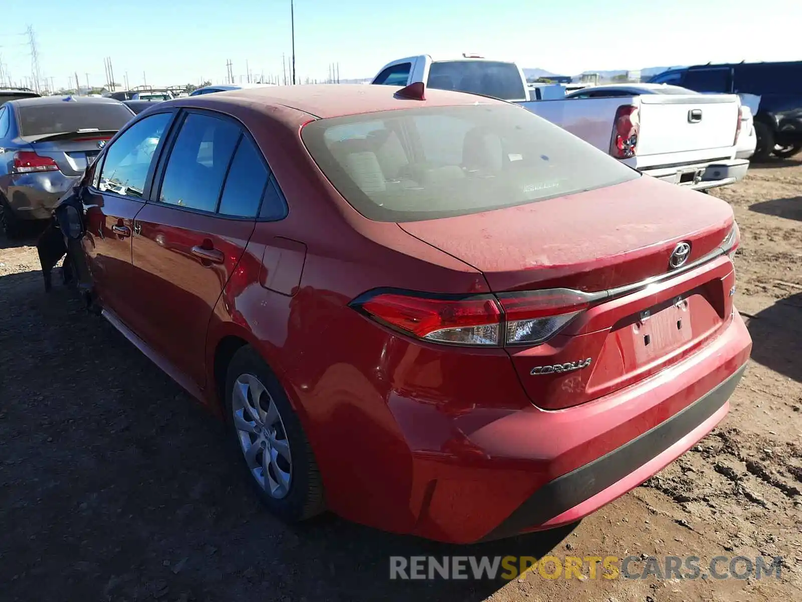 3 Photograph of a damaged car 5YFEPRAE5LP091695 TOYOTA COROLLA 2020