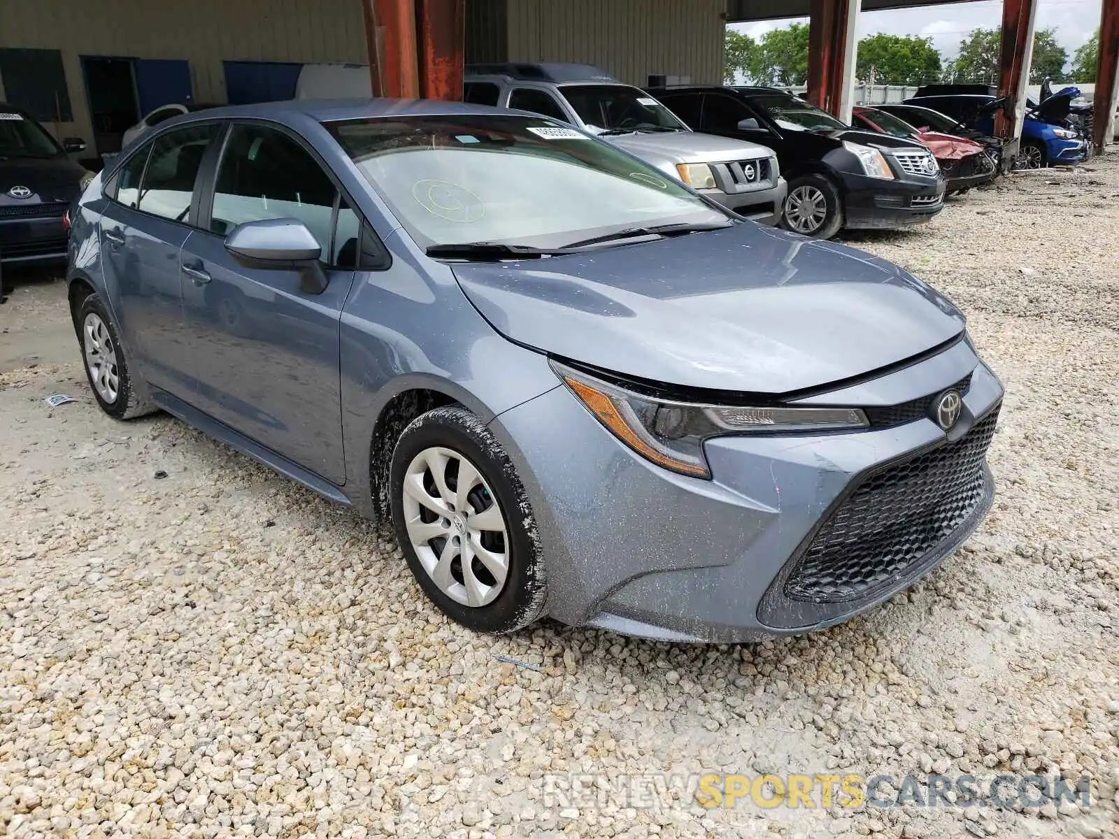 1 Photograph of a damaged car 5YFEPRAE5LP093012 TOYOTA COROLLA 2020