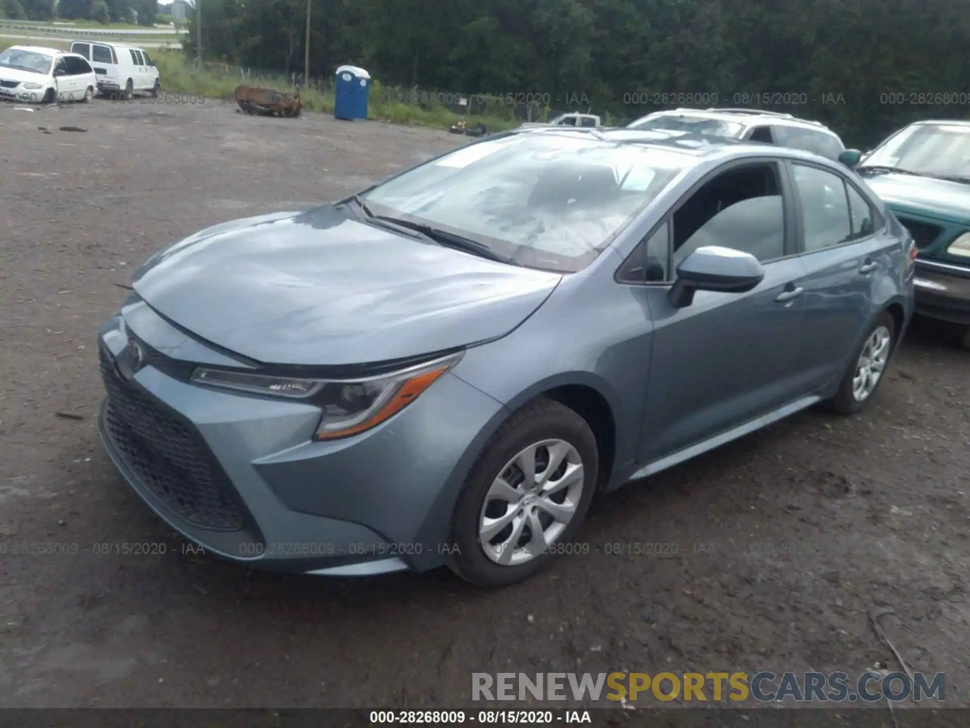 2 Photograph of a damaged car 5YFEPRAE5LP093513 TOYOTA COROLLA 2020