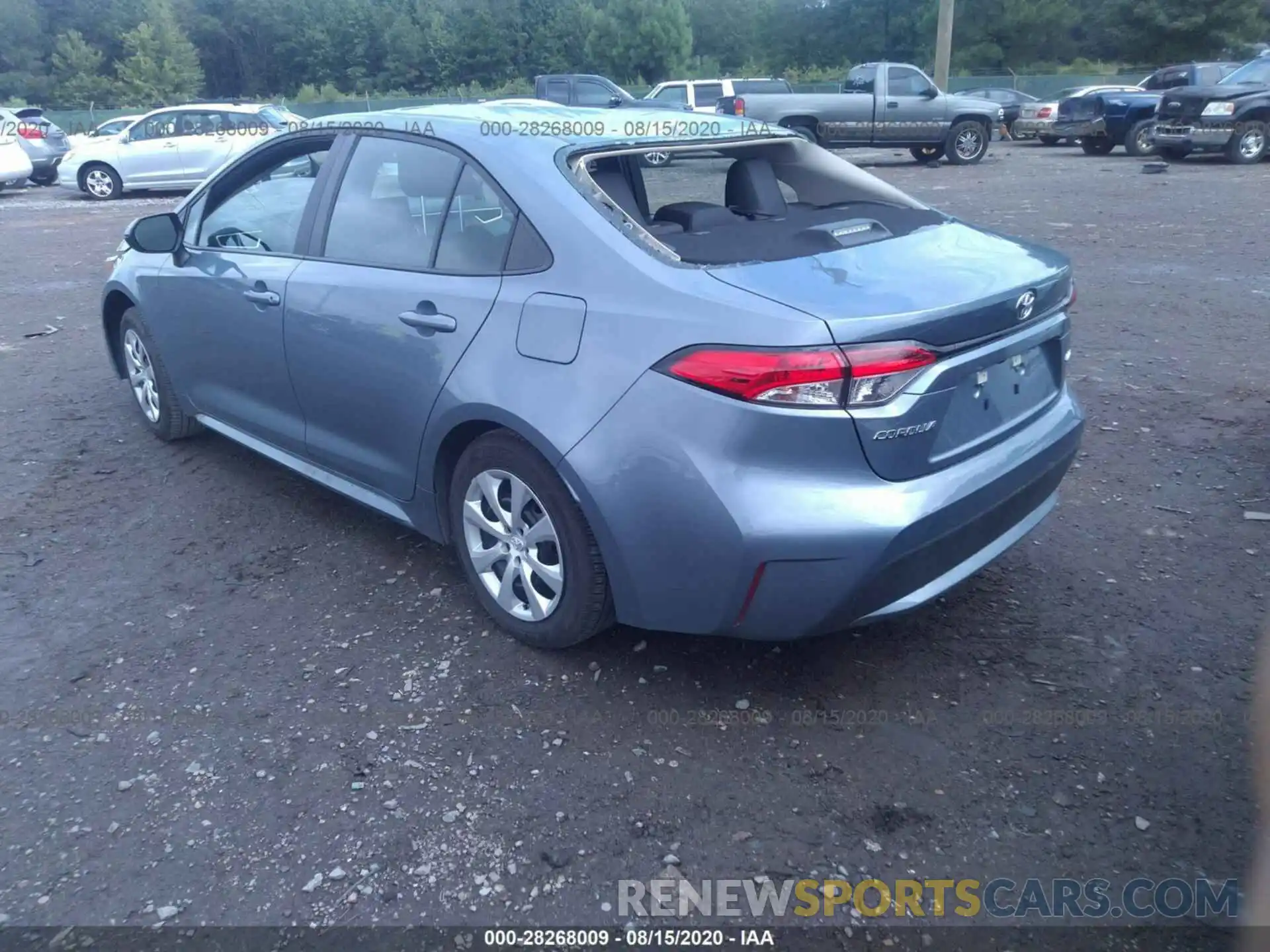 3 Photograph of a damaged car 5YFEPRAE5LP093513 TOYOTA COROLLA 2020