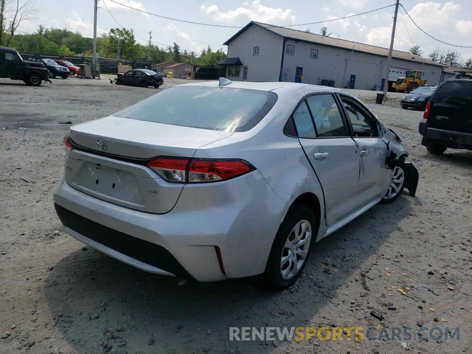 4 Photograph of a damaged car 5YFEPRAE5LP093771 TOYOTA COROLLA 2020