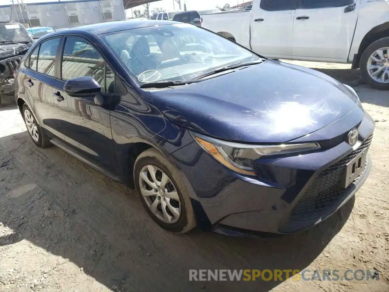 1 Photograph of a damaged car 5YFEPRAE5LP094936 TOYOTA COROLLA 2020