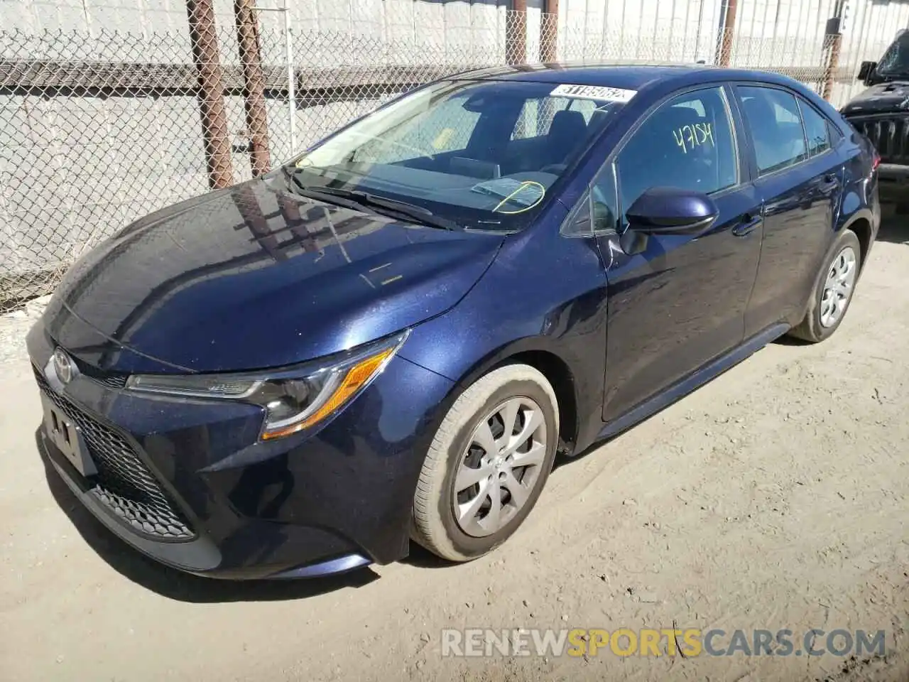 2 Photograph of a damaged car 5YFEPRAE5LP094936 TOYOTA COROLLA 2020