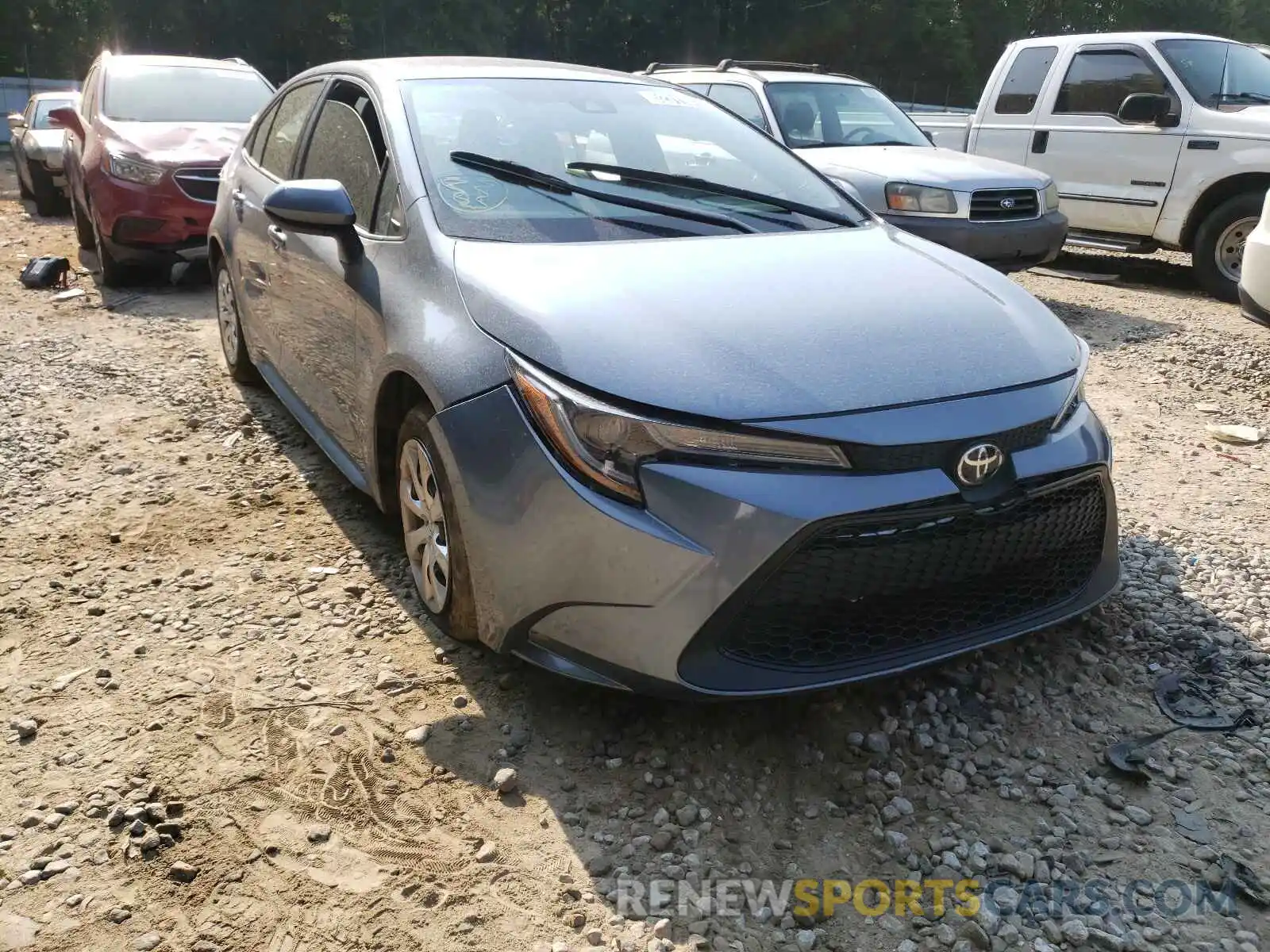 1 Photograph of a damaged car 5YFEPRAE5LP095634 TOYOTA COROLLA 2020