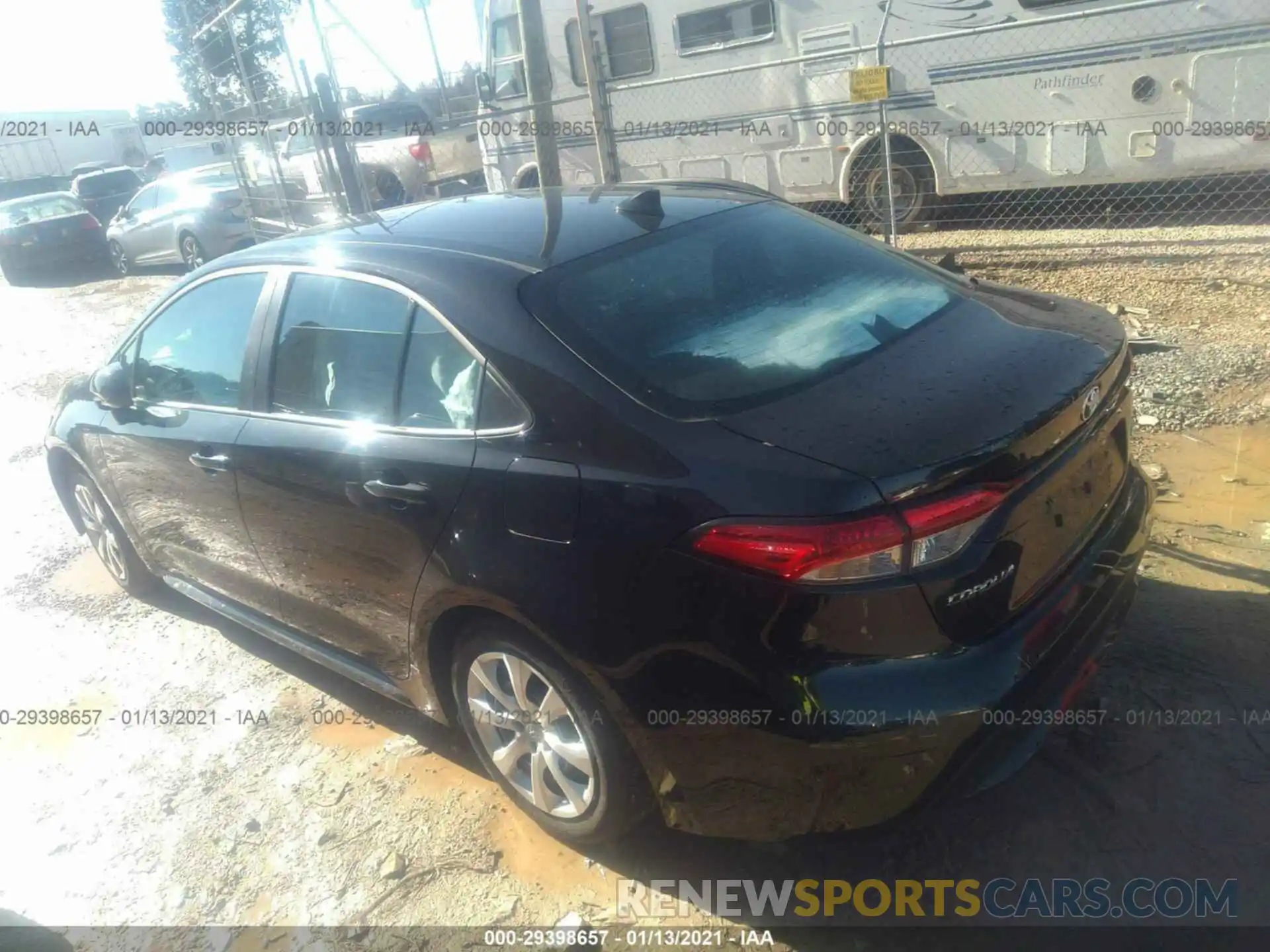 3 Photograph of a damaged car 5YFEPRAE5LP096282 TOYOTA COROLLA 2020