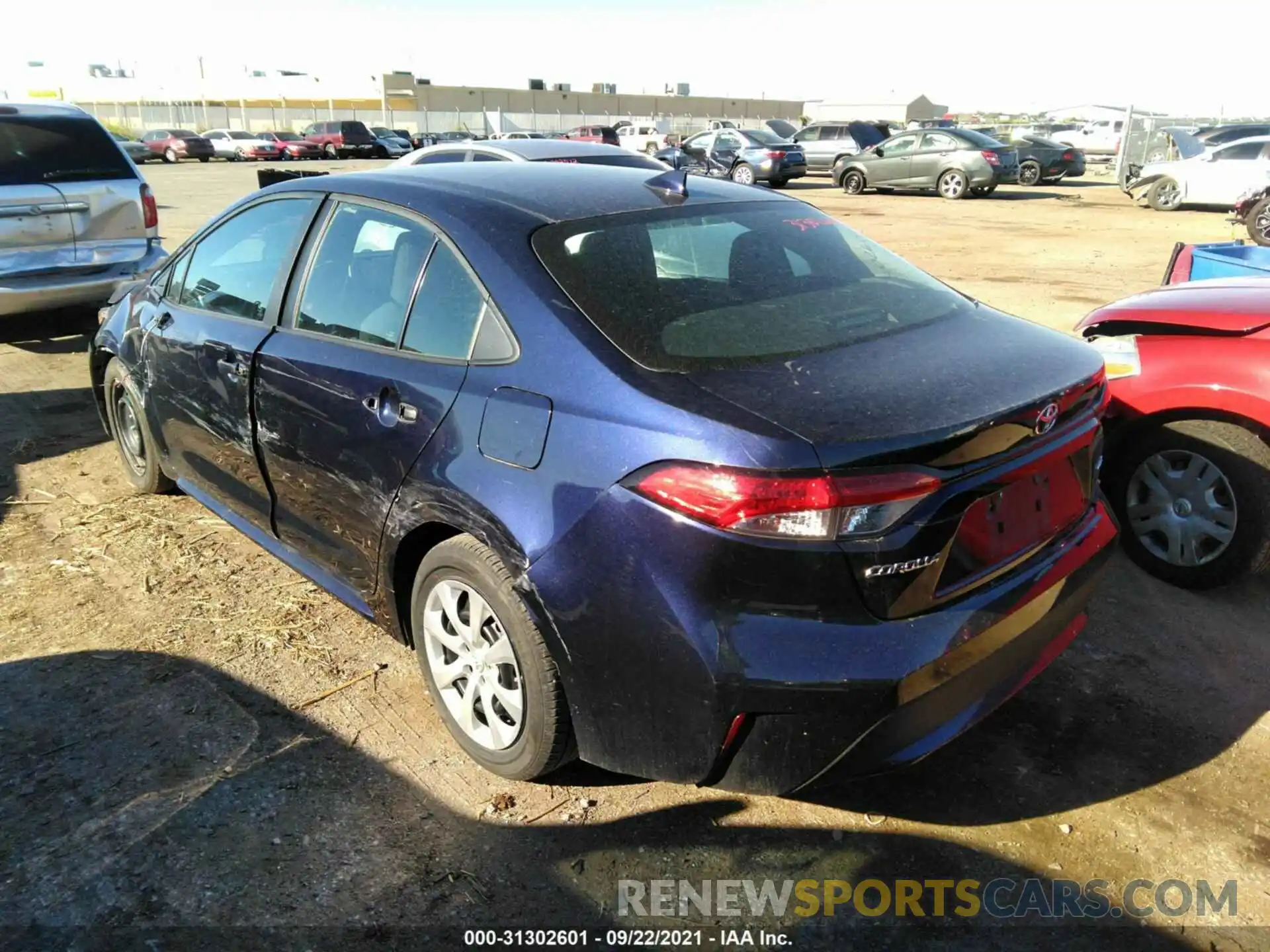 3 Photograph of a damaged car 5YFEPRAE5LP096704 TOYOTA COROLLA 2020