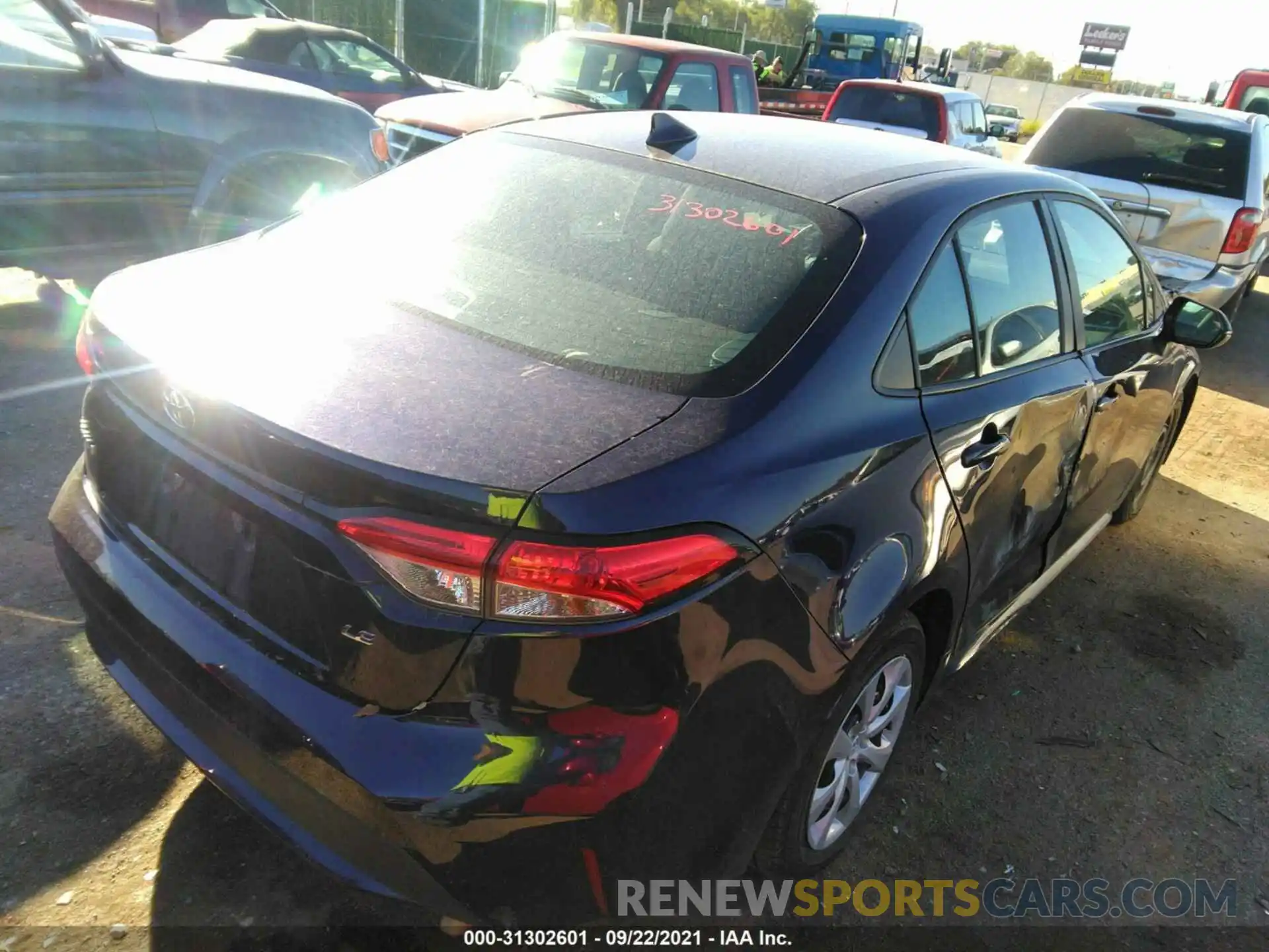 4 Photograph of a damaged car 5YFEPRAE5LP096704 TOYOTA COROLLA 2020