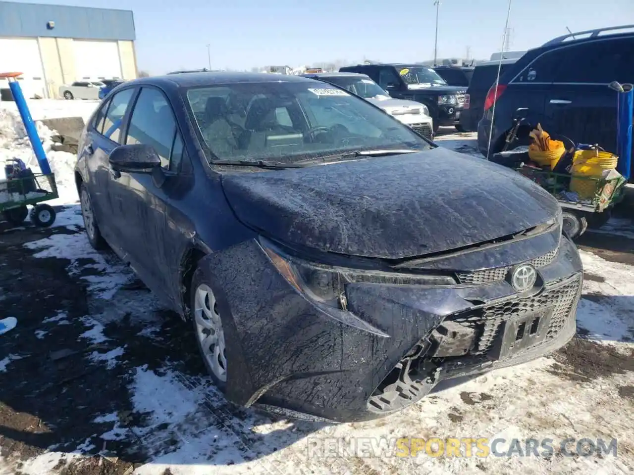 1 Photograph of a damaged car 5YFEPRAE5LP096783 TOYOTA COROLLA 2020