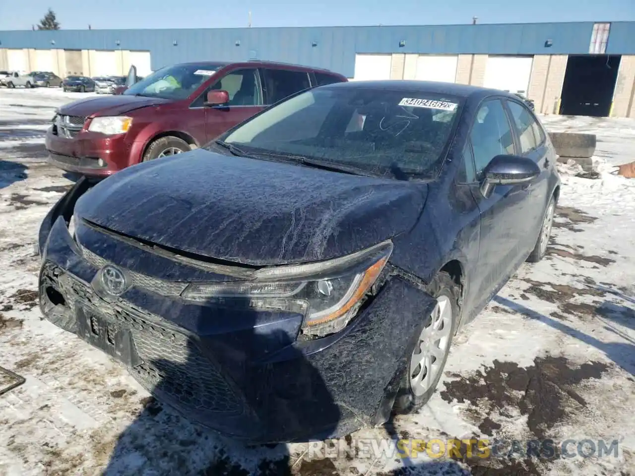 2 Photograph of a damaged car 5YFEPRAE5LP096783 TOYOTA COROLLA 2020