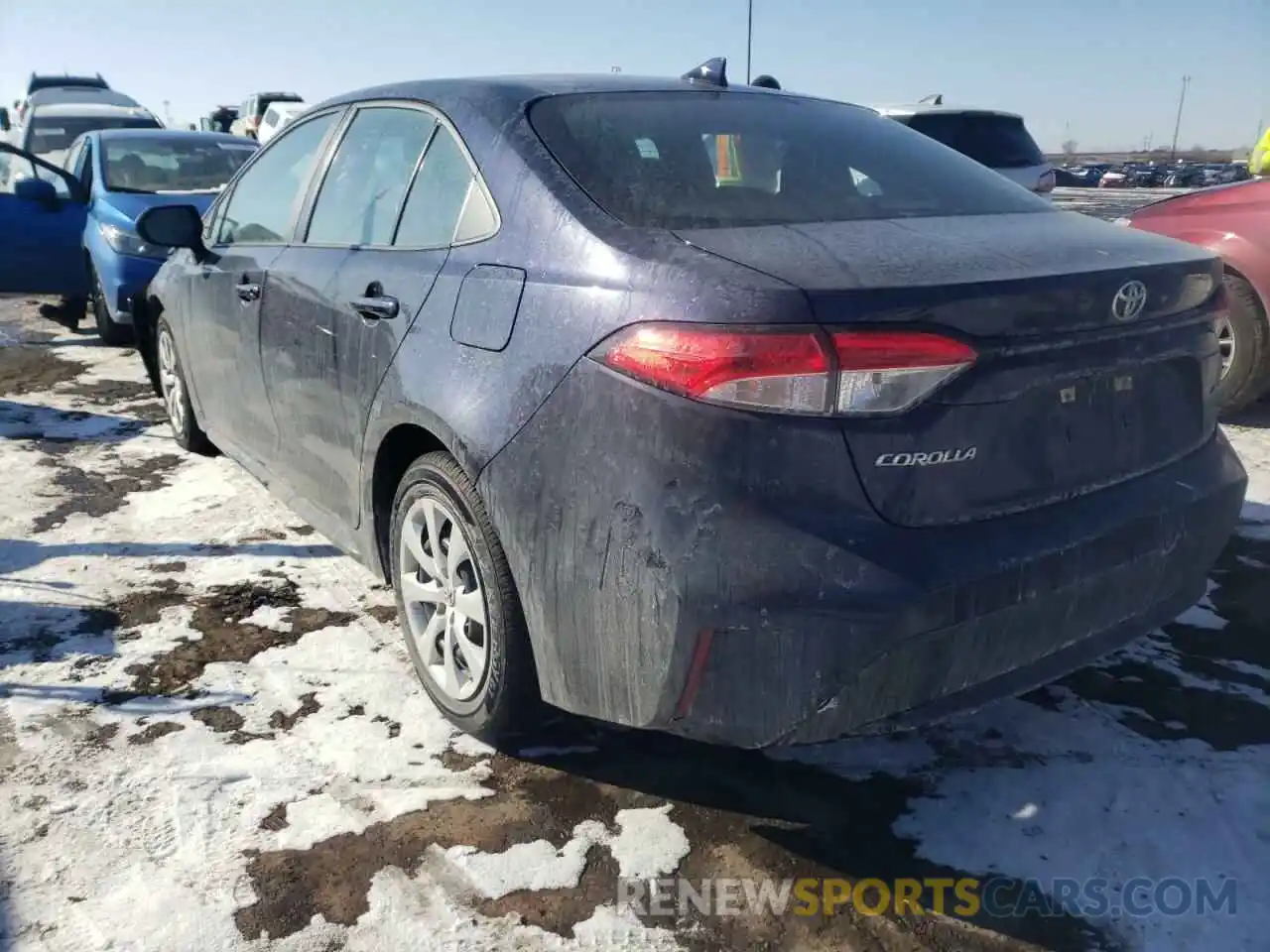 3 Photograph of a damaged car 5YFEPRAE5LP096783 TOYOTA COROLLA 2020