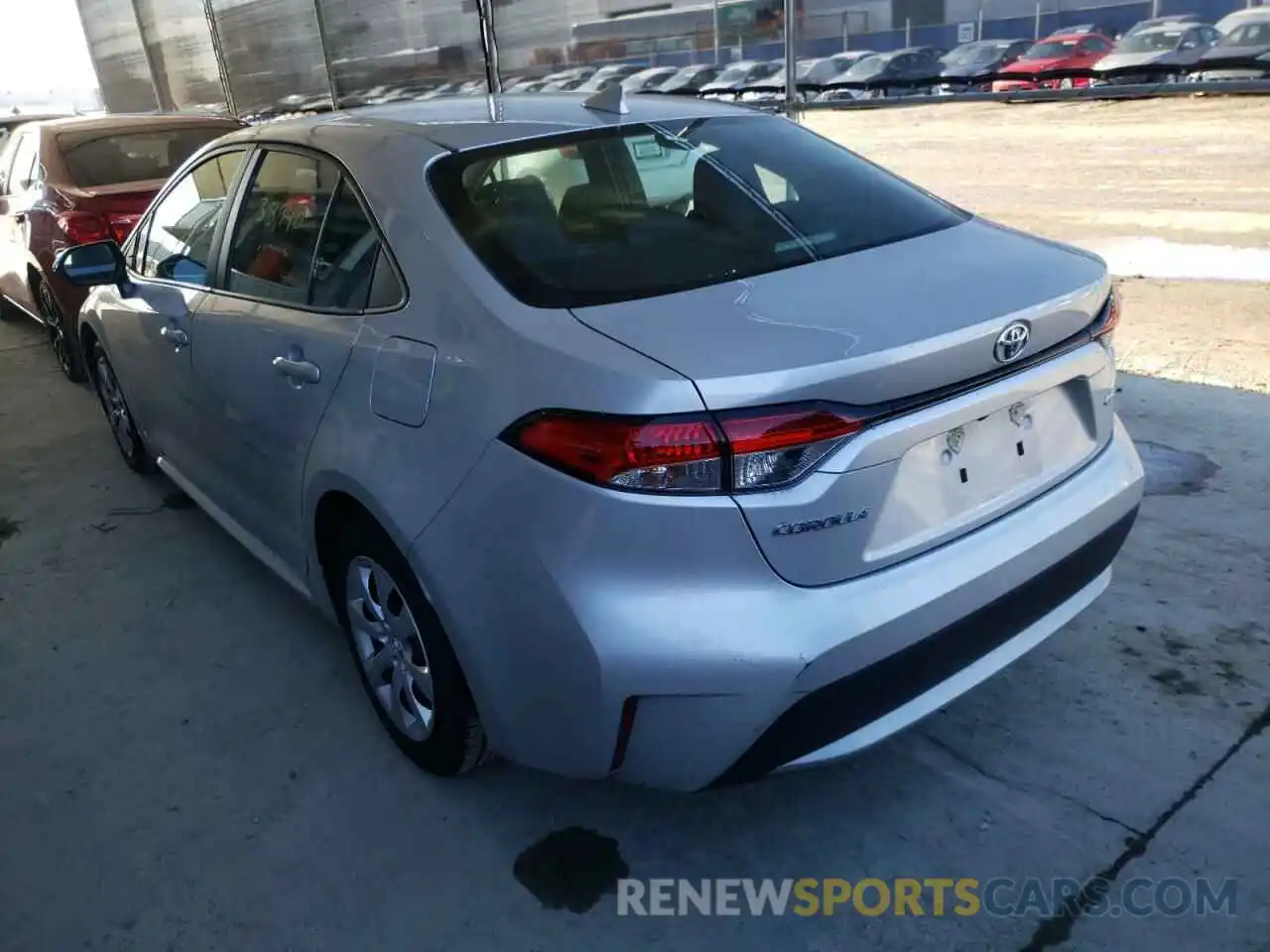 3 Photograph of a damaged car 5YFEPRAE5LP097416 TOYOTA COROLLA 2020