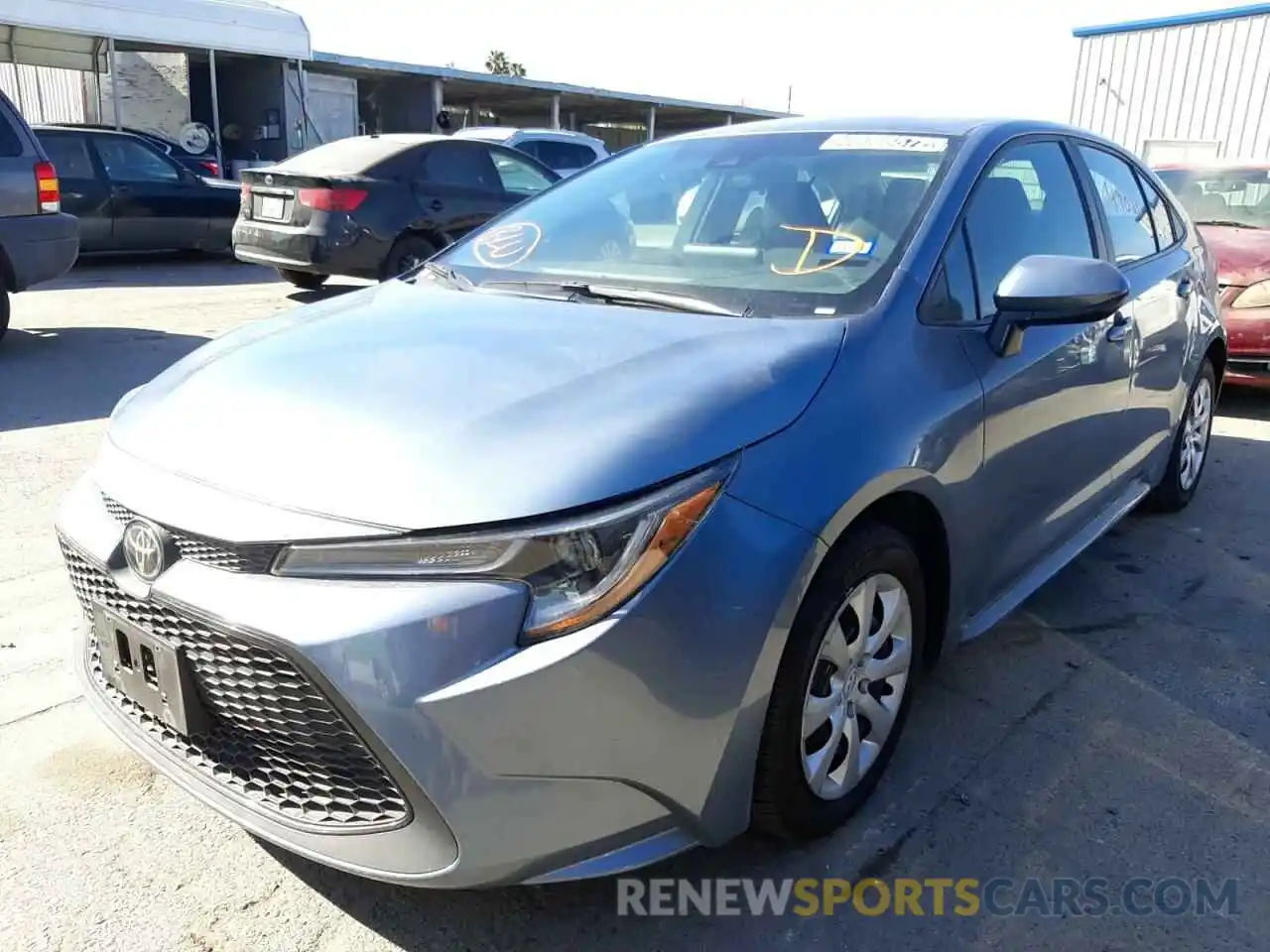 2 Photograph of a damaged car 5YFEPRAE5LP098209 TOYOTA COROLLA 2020