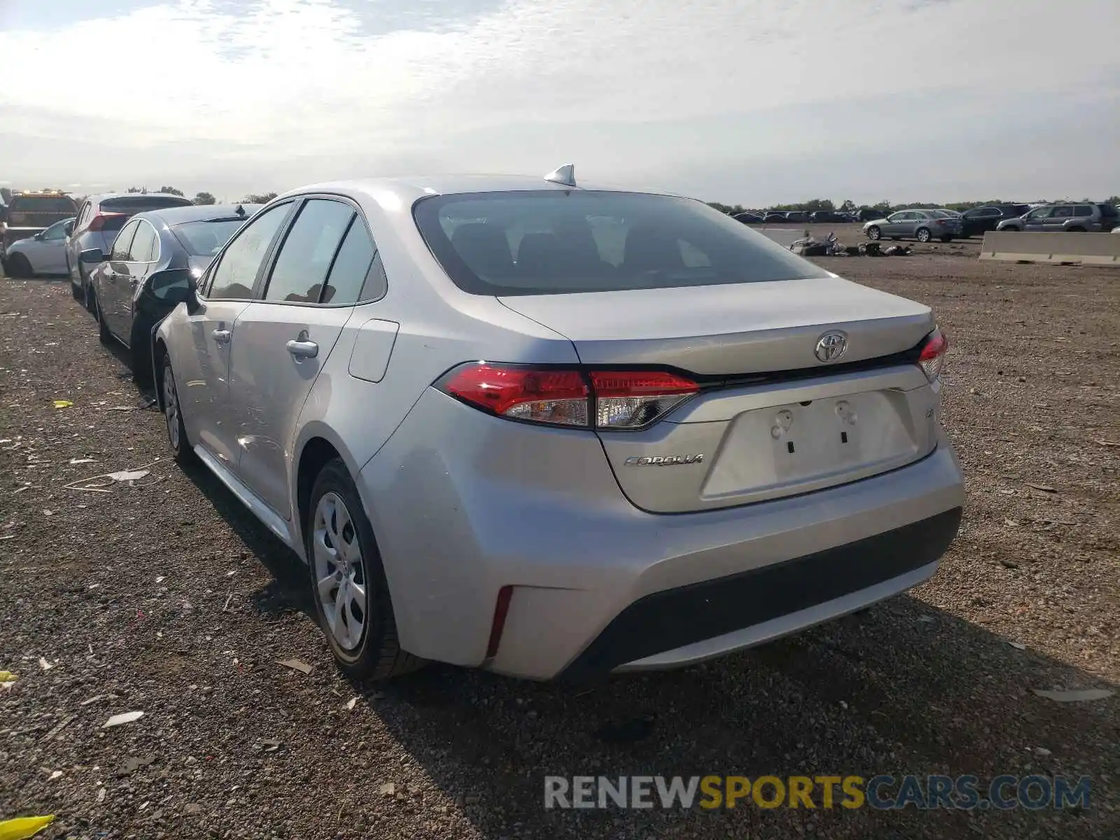 3 Photograph of a damaged car 5YFEPRAE5LP098291 TOYOTA COROLLA 2020