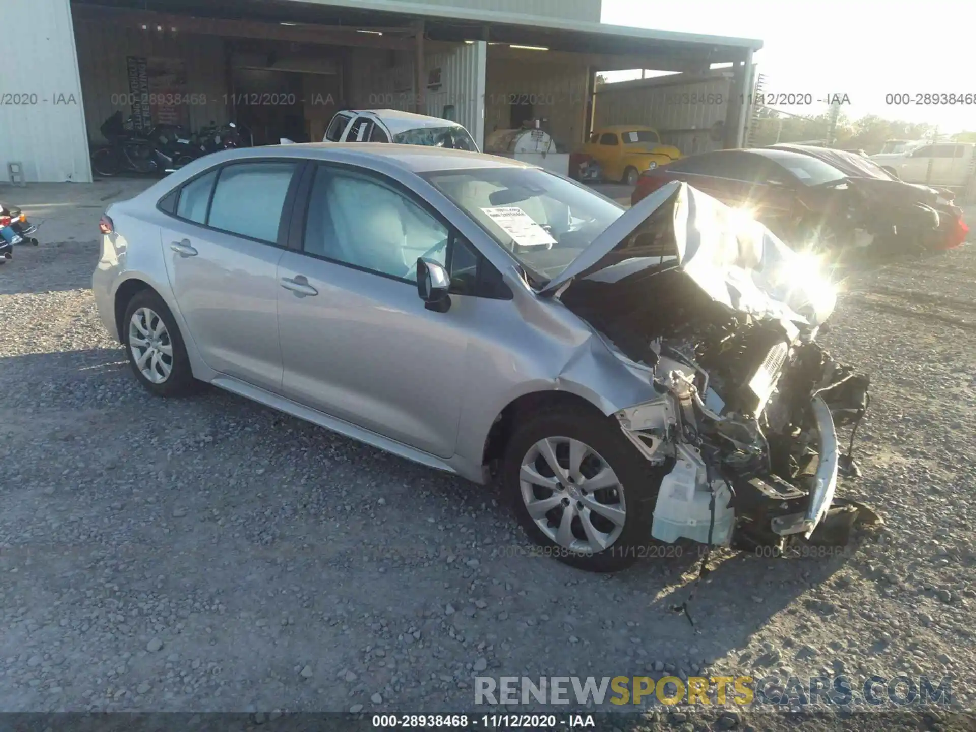 1 Фотография поврежденного автомобиля 5YFEPRAE5LP099456 TOYOTA COROLLA 2020