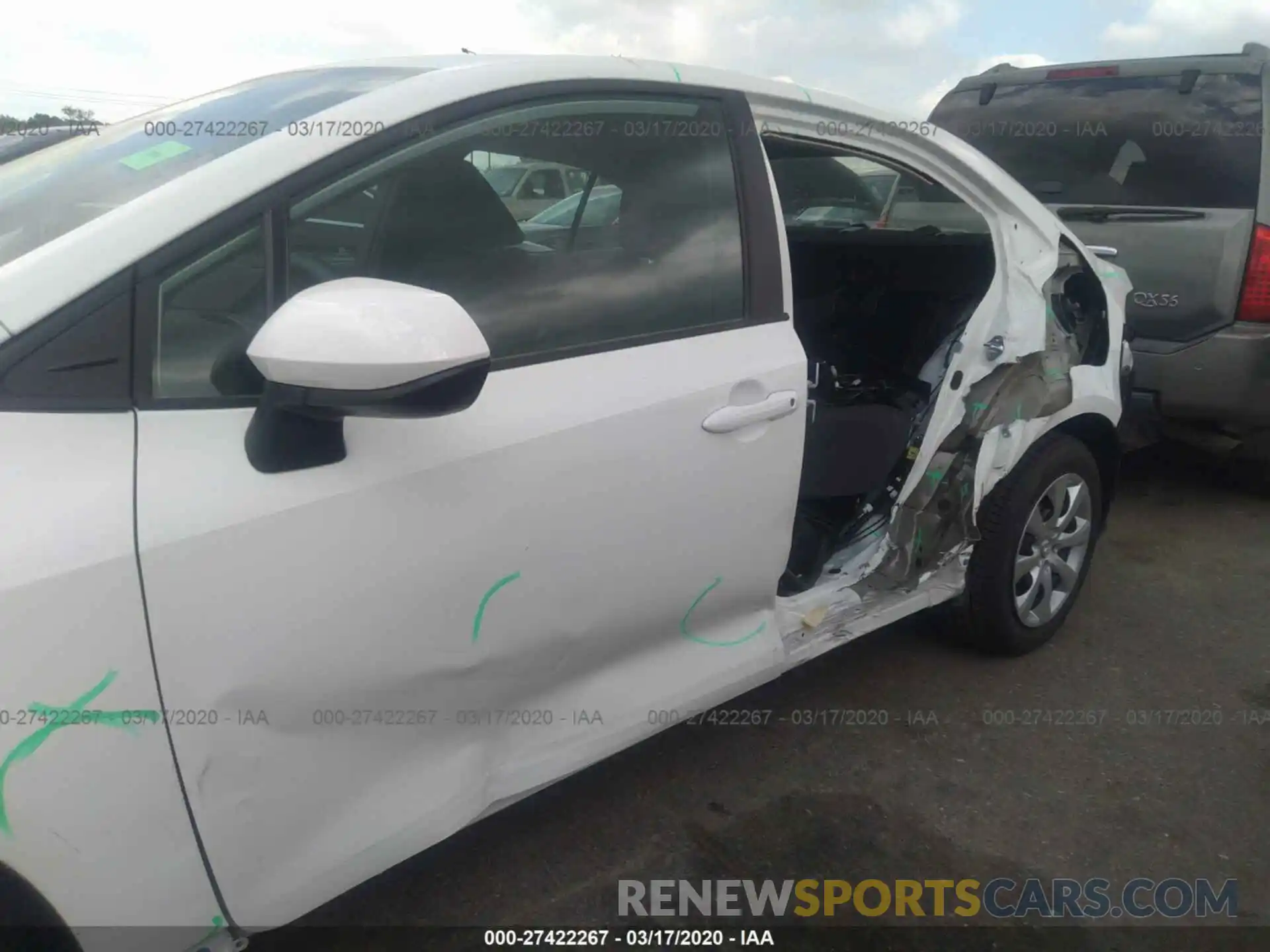 6 Photograph of a damaged car 5YFEPRAE5LP099537 TOYOTA COROLLA 2020