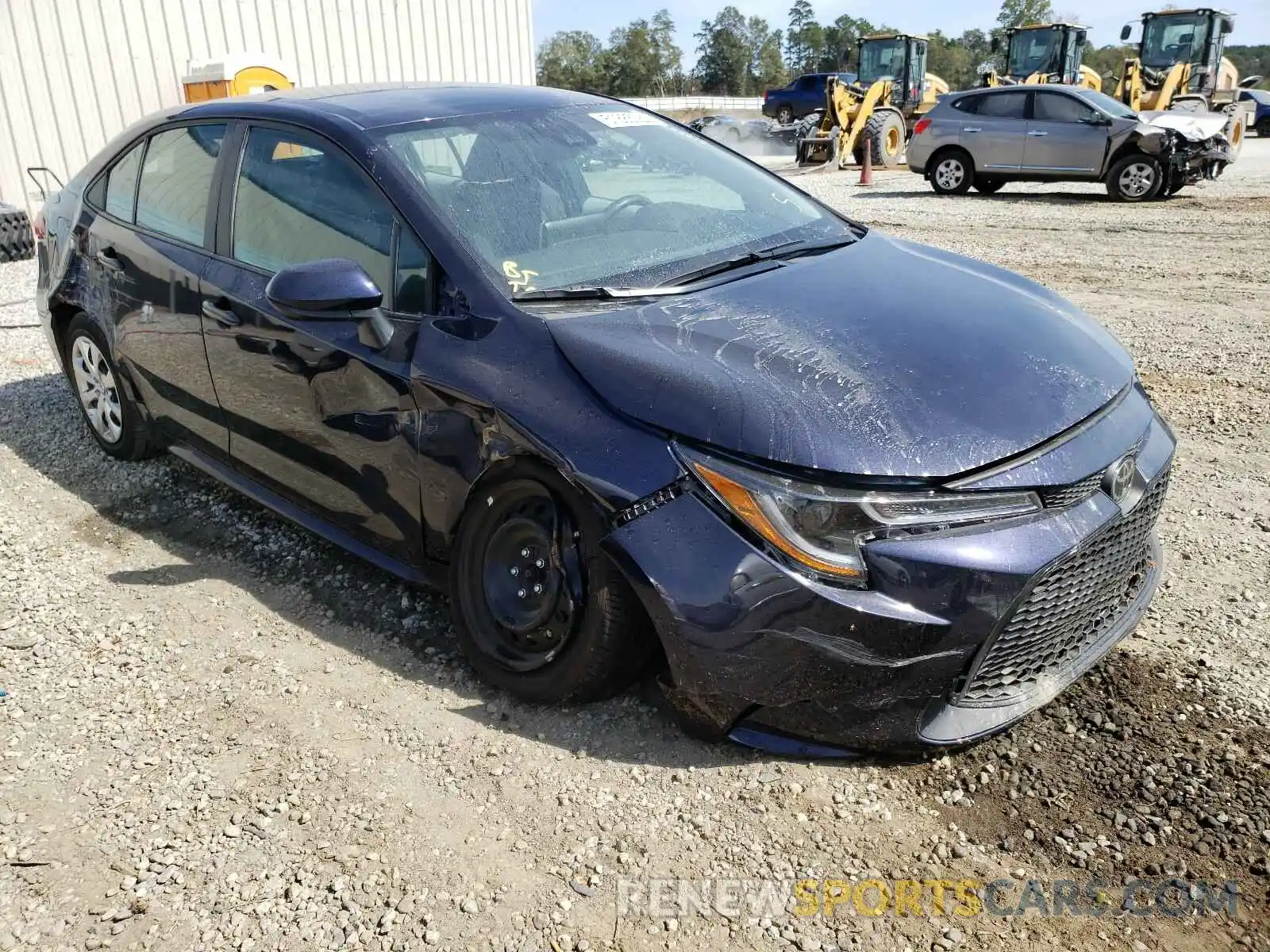 1 Photograph of a damaged car 5YFEPRAE5LP100346 TOYOTA COROLLA 2020