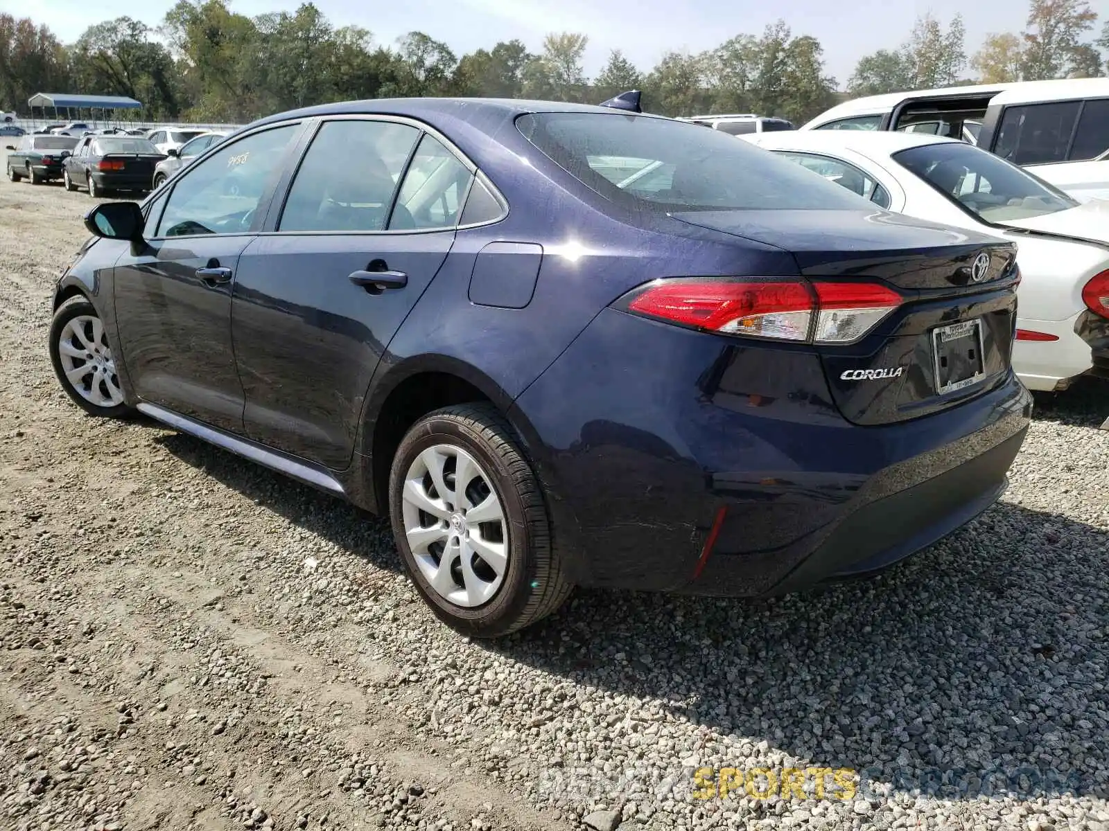 3 Photograph of a damaged car 5YFEPRAE5LP100346 TOYOTA COROLLA 2020