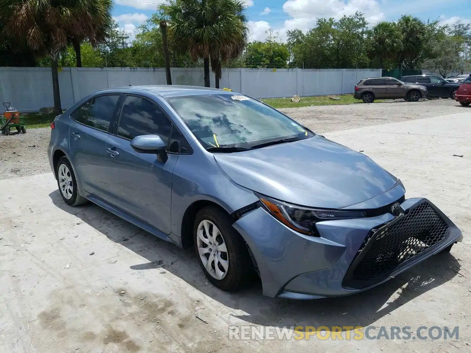 1 Photograph of a damaged car 5YFEPRAE5LP100962 TOYOTA COROLLA 2020