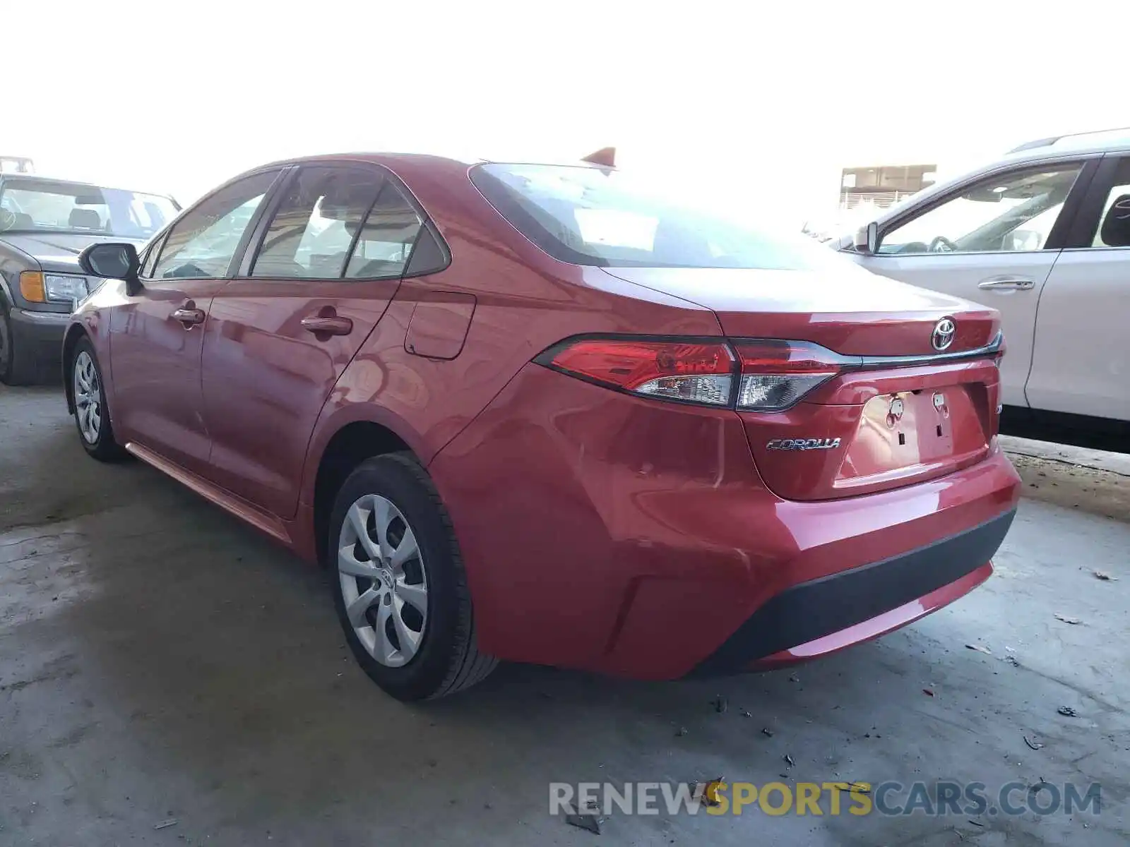 3 Photograph of a damaged car 5YFEPRAE5LP101058 TOYOTA COROLLA 2020