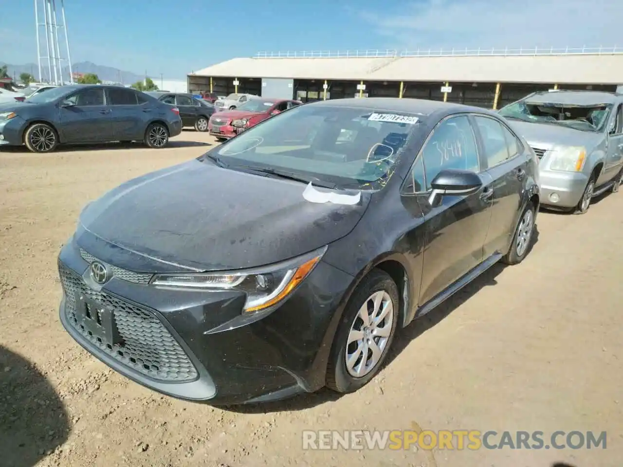 2 Photograph of a damaged car 5YFEPRAE5LP101156 TOYOTA COROLLA 2020