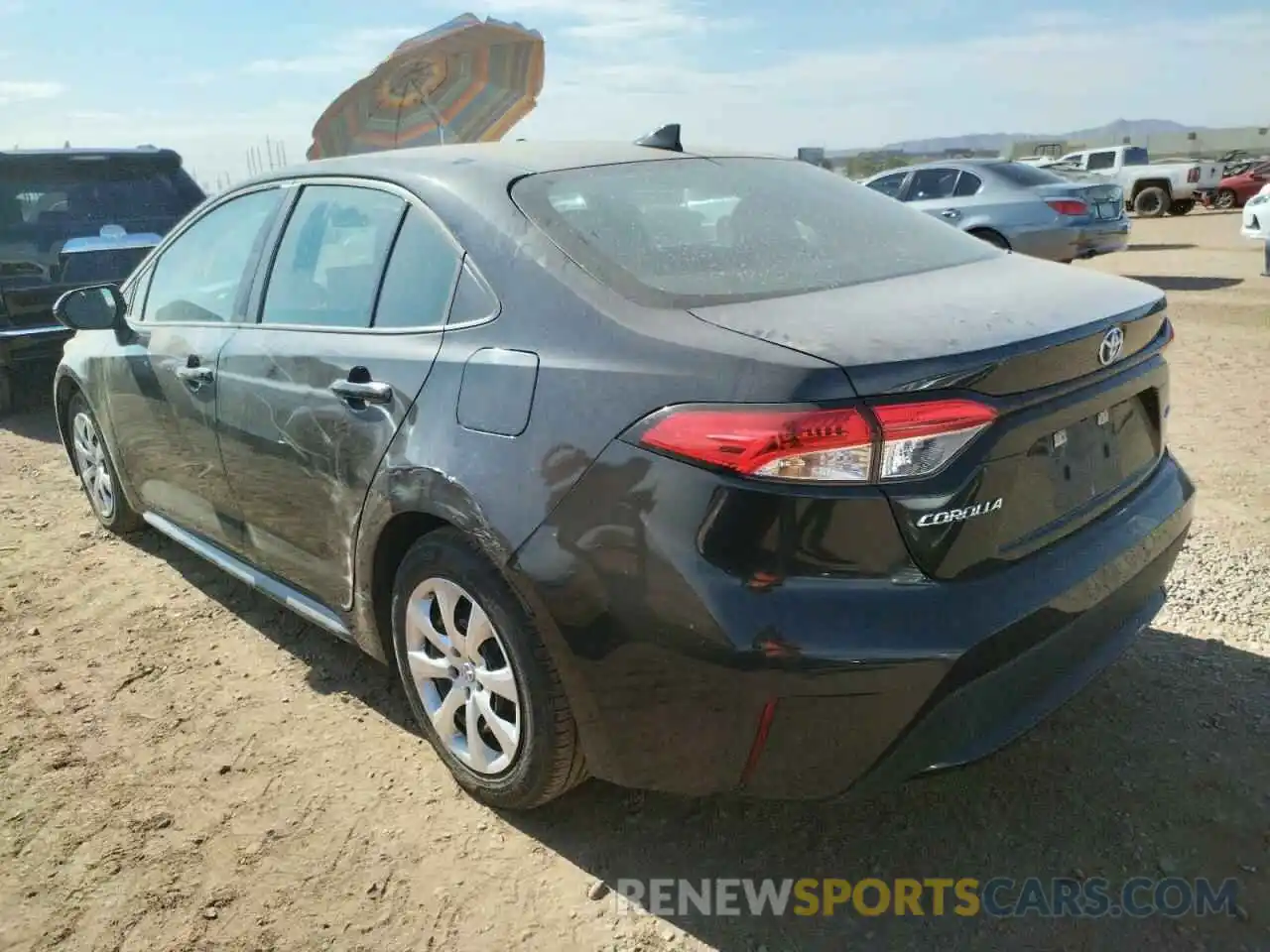 3 Photograph of a damaged car 5YFEPRAE5LP101156 TOYOTA COROLLA 2020