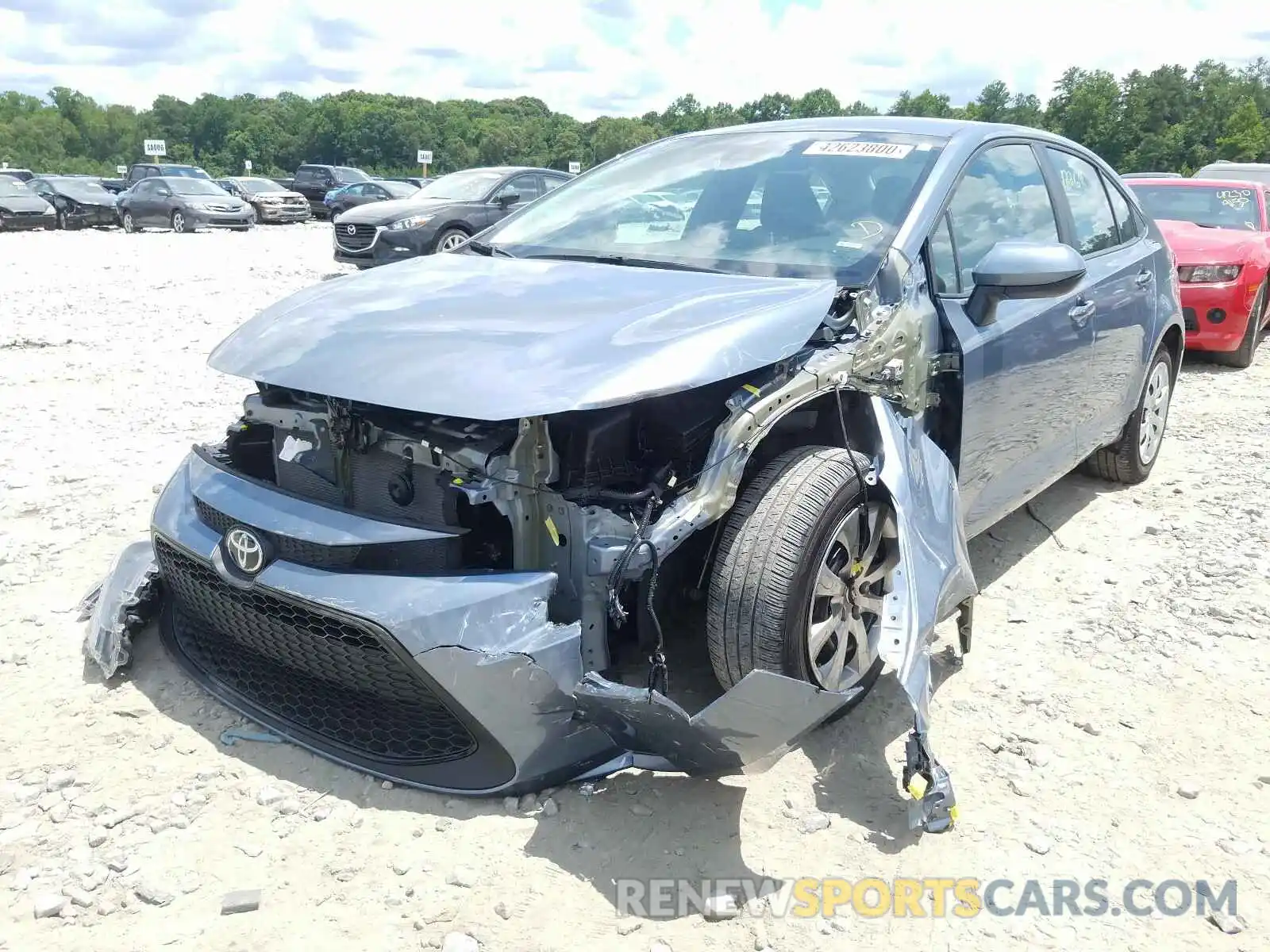 2 Photograph of a damaged car 5YFEPRAE5LP102162 TOYOTA COROLLA 2020