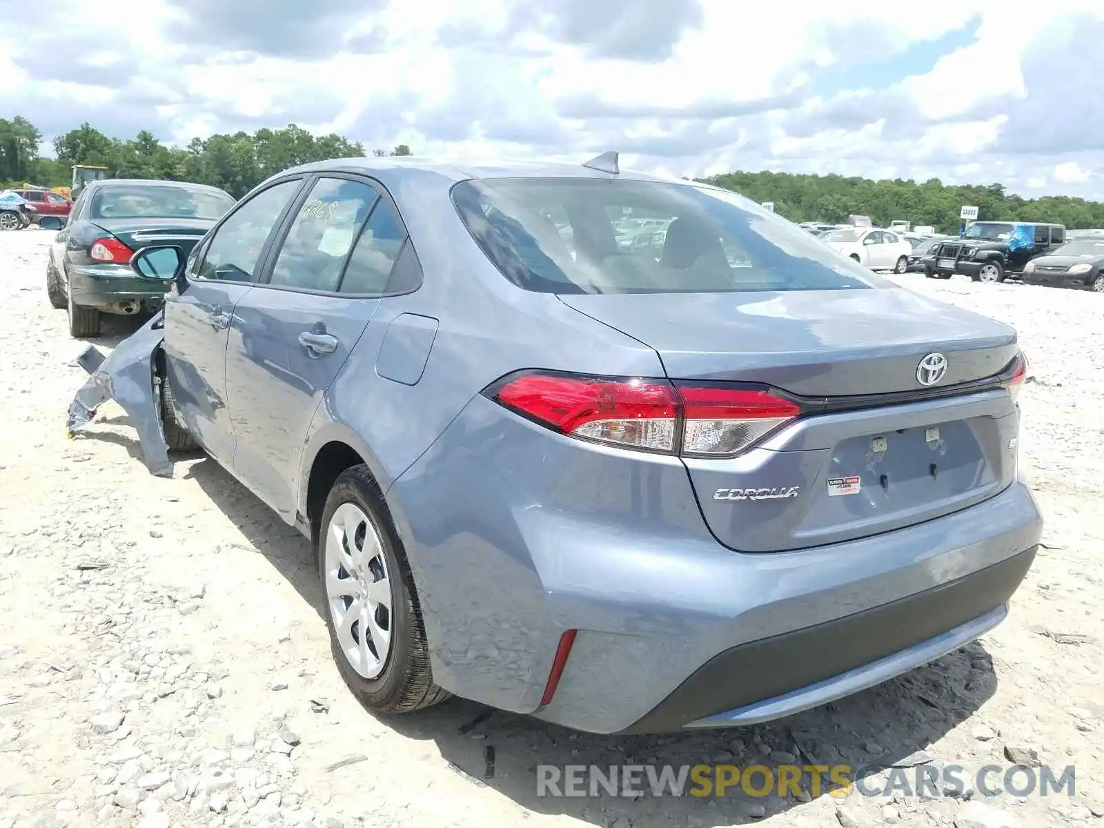 3 Photograph of a damaged car 5YFEPRAE5LP102162 TOYOTA COROLLA 2020