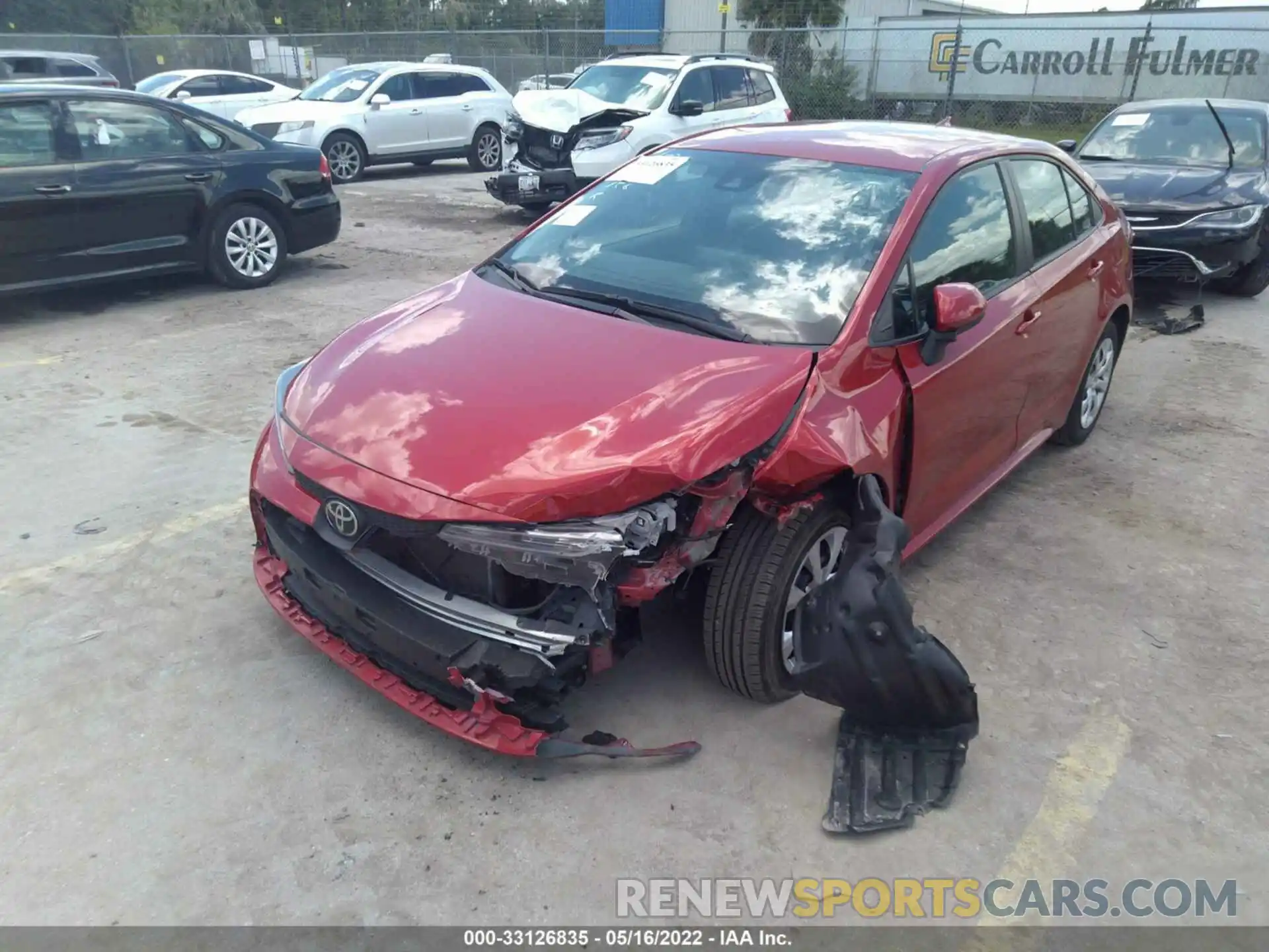 6 Photograph of a damaged car 5YFEPRAE5LP103960 TOYOTA COROLLA 2020